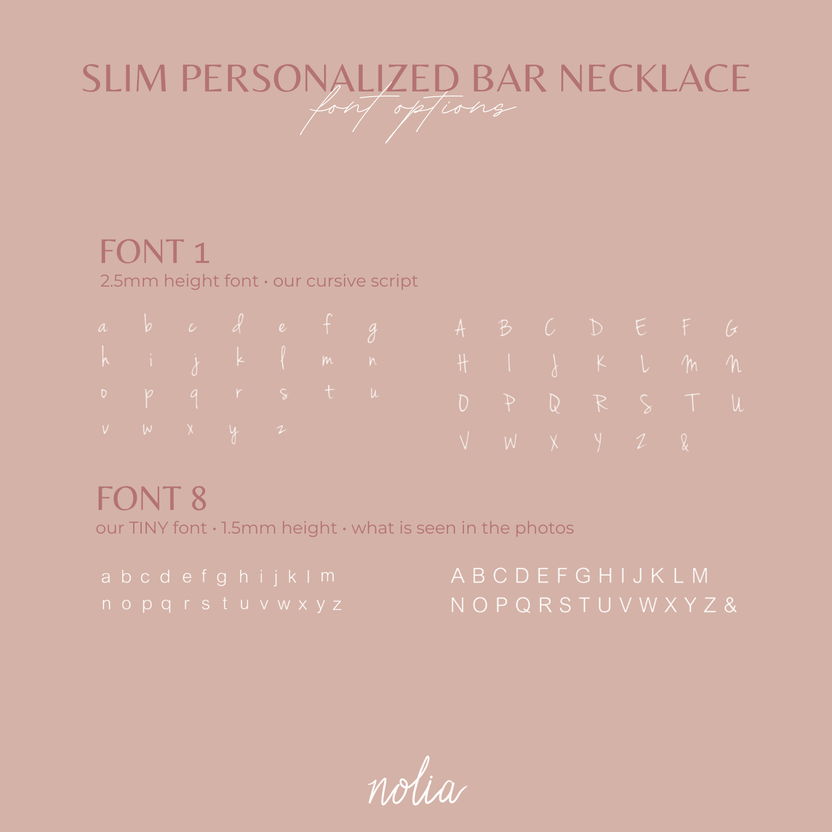 Slim Personalized Bar Necklace - Nolia Jewelry - Meaningful + Sustainably Handcrafted Jewelry