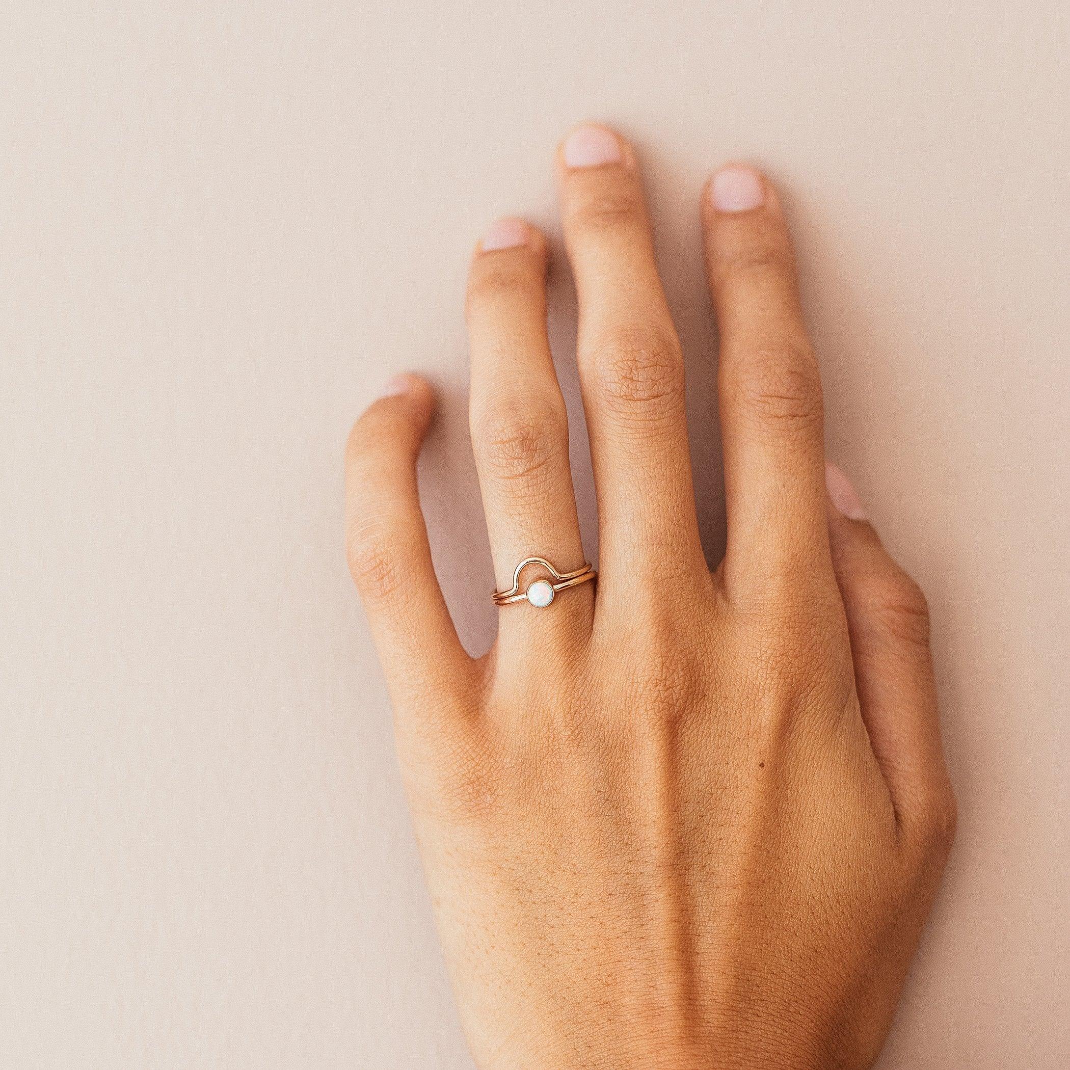 Small Arch Ring - Nolia Jewelry - Meaningful + Sustainably Handcrafted Jewelry