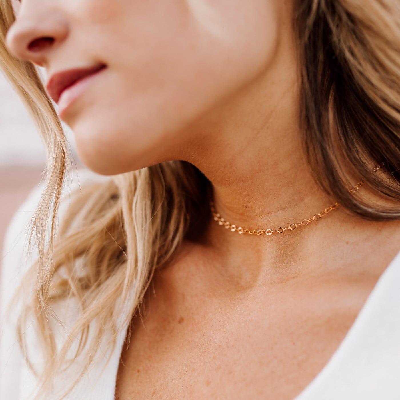 Sunburst Chain Necklace - Nolia Jewelry - Meaningful + Sustainably Handcrafted Jewelry