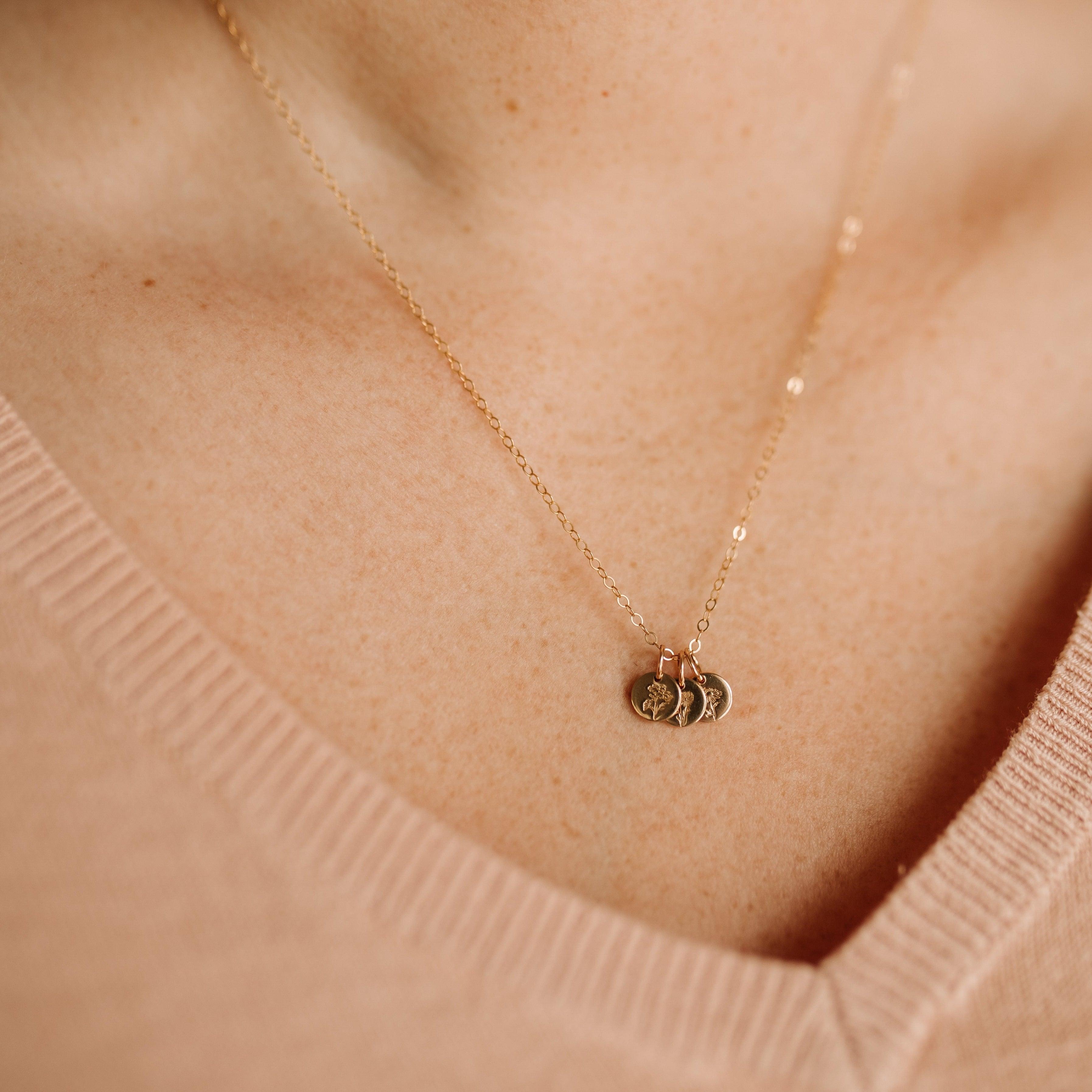 Tiny Birth Flower Charm • Add On - Nolia Jewelry - Meaningful + Sustainably Handcrafted Jewelry