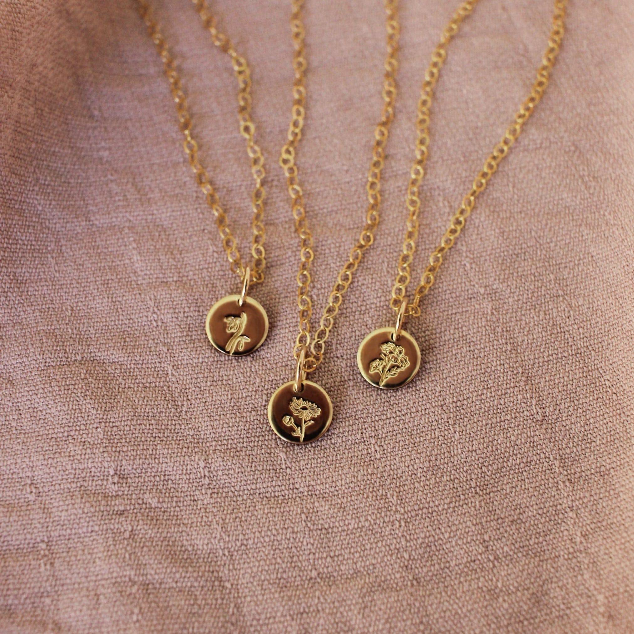 Tiny Birth Flower Charm • Add On - Nolia Jewelry - Meaningful + Sustainably Handcrafted Jewelry