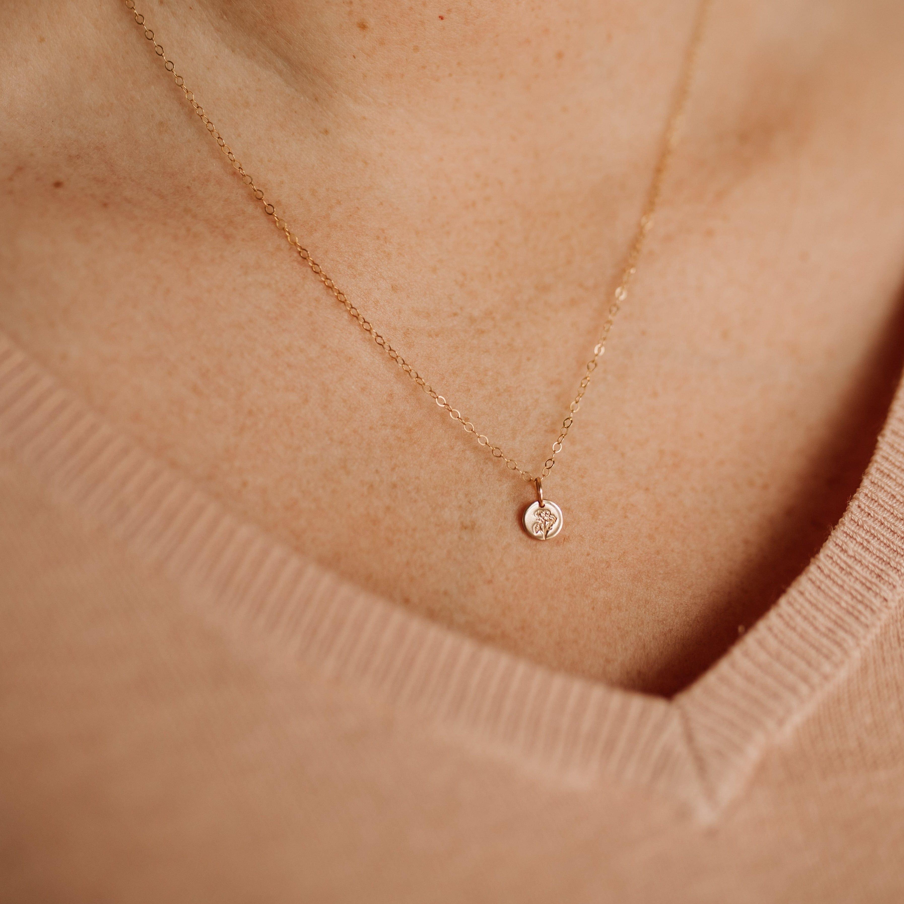 Tiny Birth Flower Charm • Add On - Nolia Jewelry - Meaningful + Sustainably Handcrafted Jewelry