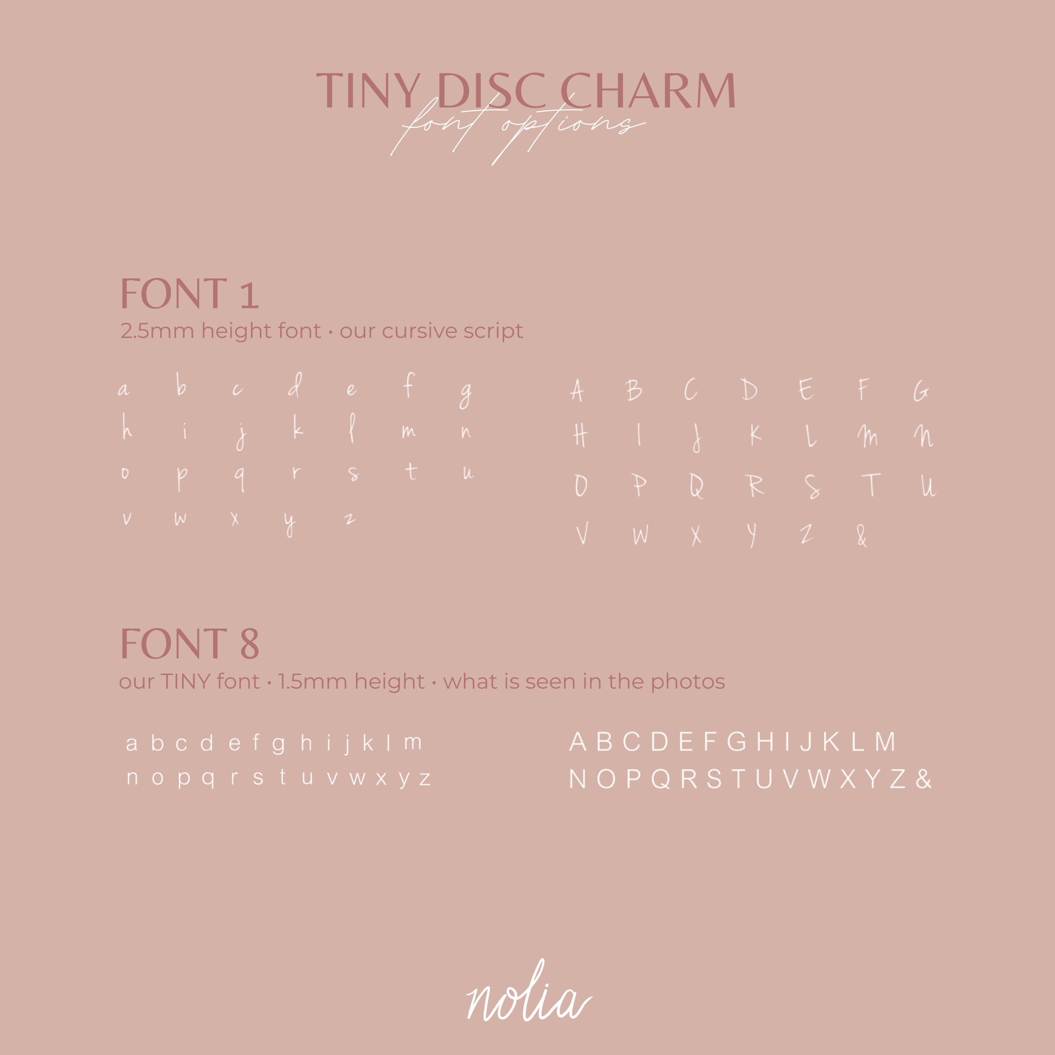 Tiny Disc Charm • Add On - Nolia Jewelry - Meaningful + Sustainably Handcrafted Jewelry