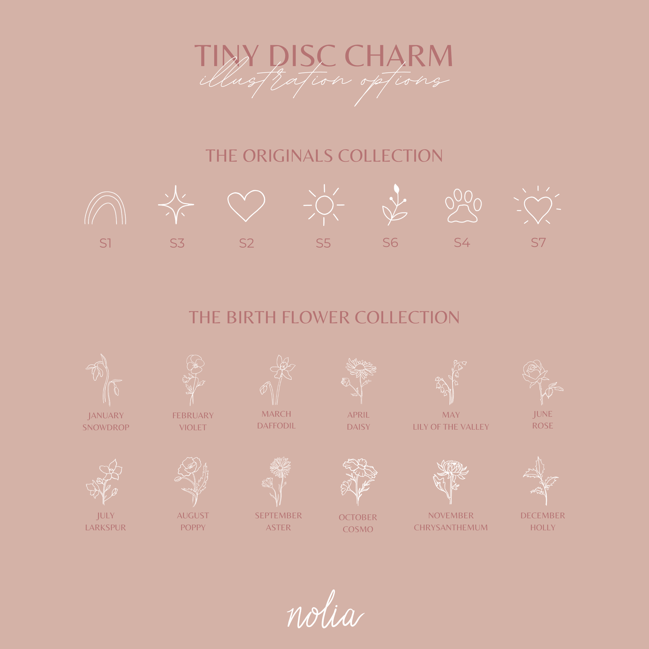Tiny Disc Charm • Add On - Nolia Jewelry - Meaningful + Sustainably Handcrafted Jewelry