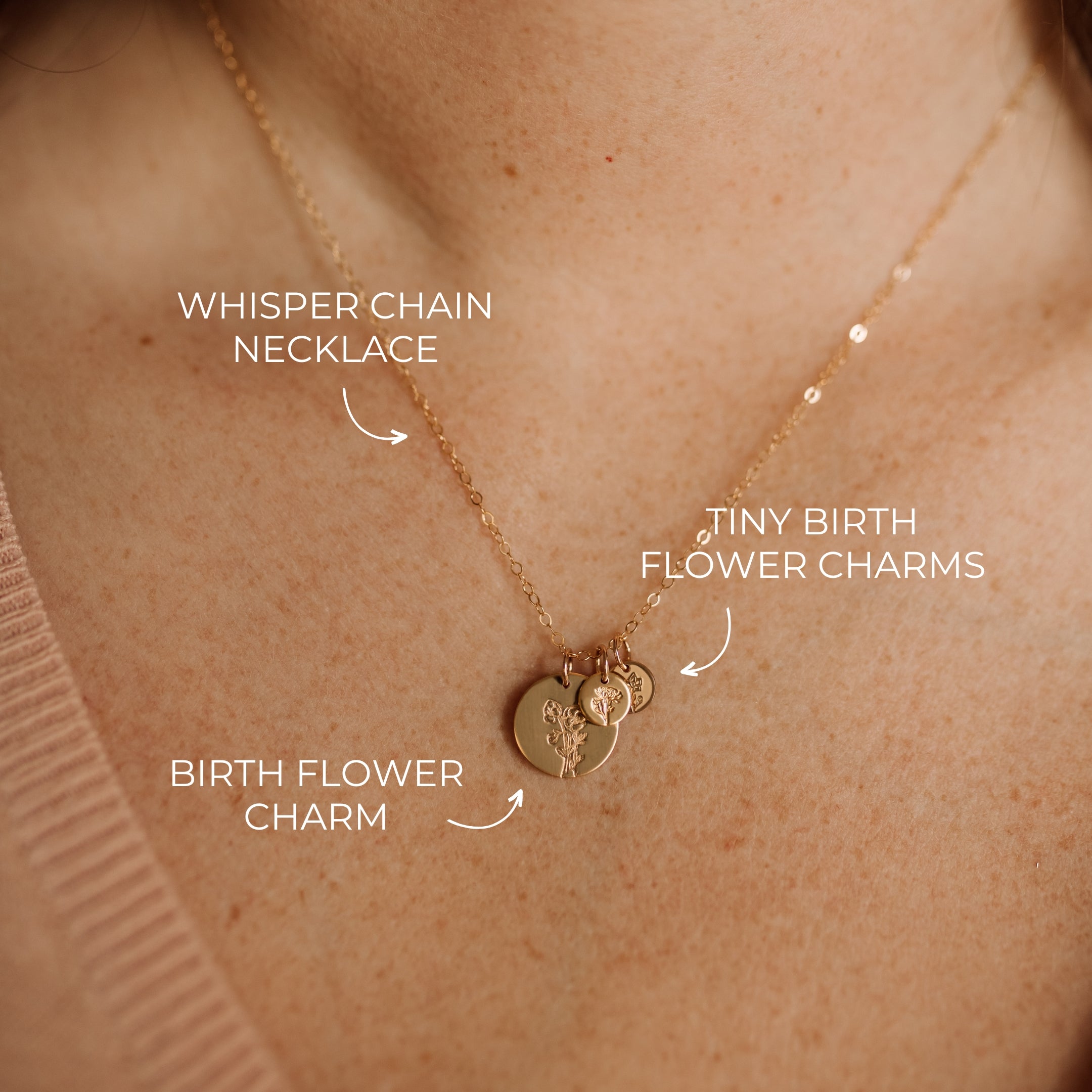 Birth Flower Charm ⢠Add On