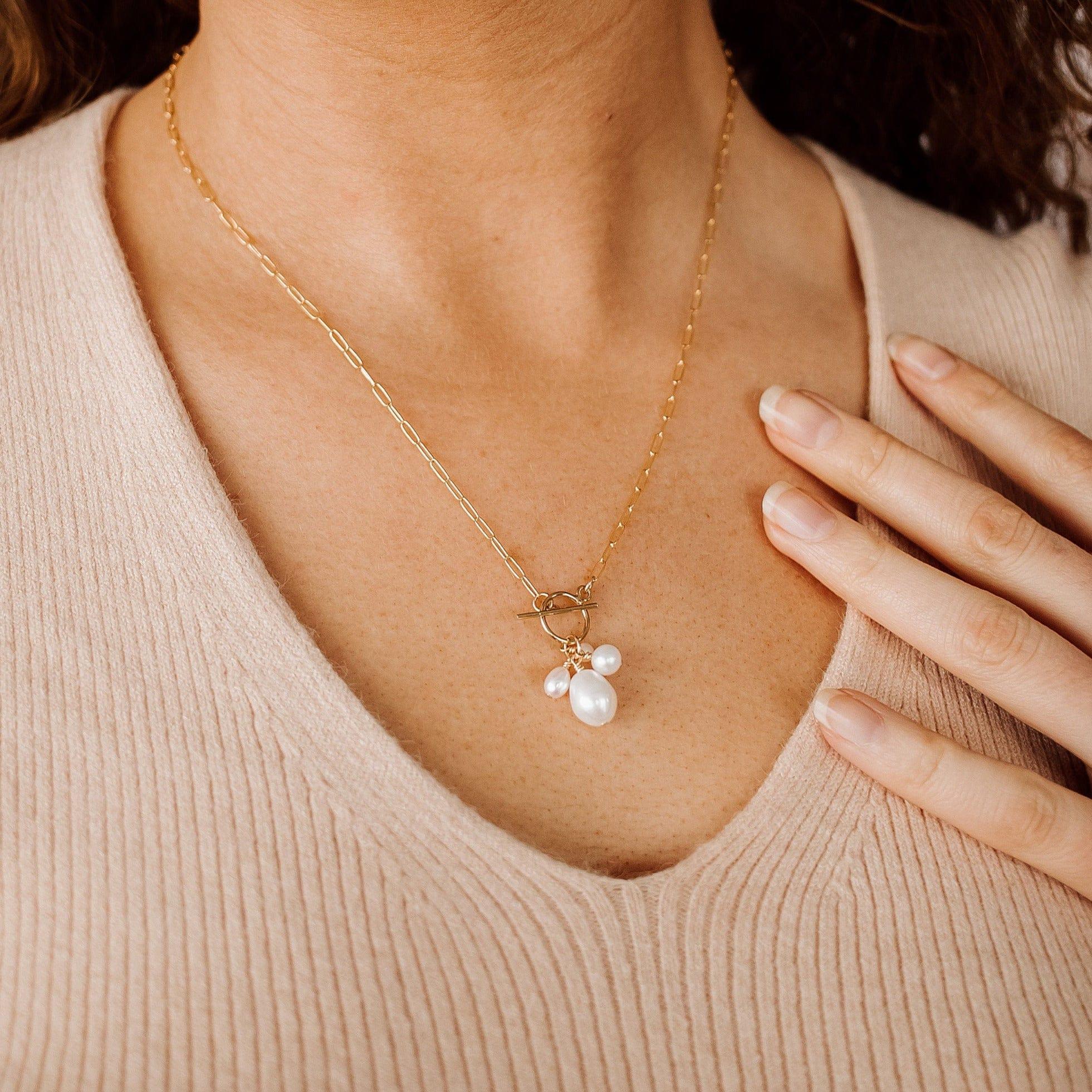 Verona Pearl Necklace - Nolia Jewelry - Meaningful + Sustainably Handcrafted Jewelry