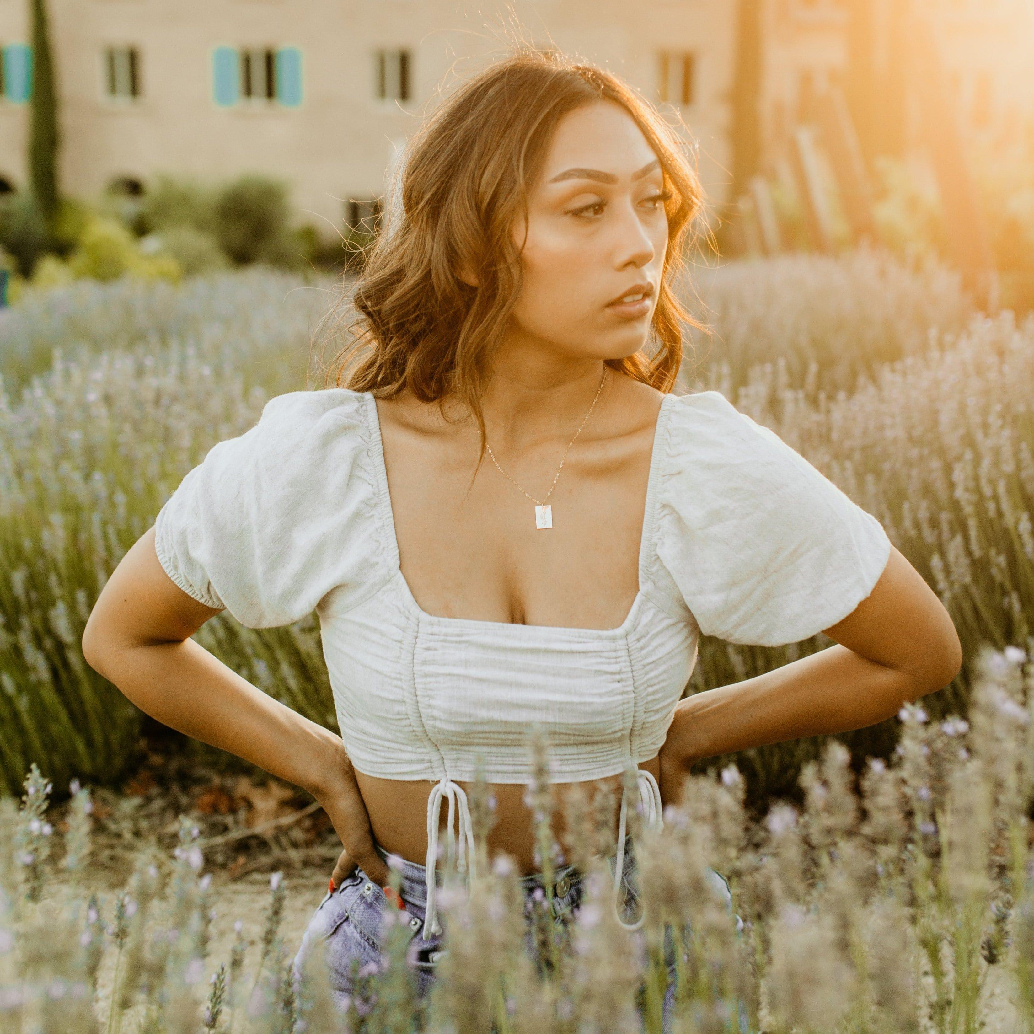 Wild Lavender Necklace - Nolia Jewelry - Meaningful + Sustainably Handcrafted Jewelry