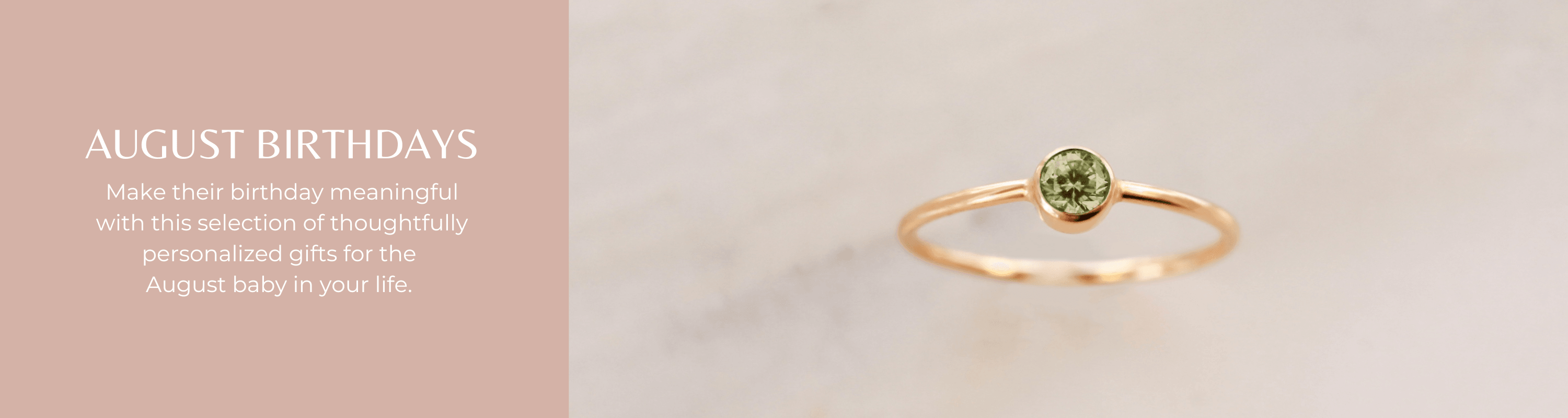 August - Nolia Jewelry - Meaningful + Sustainably Handcrafted Jewelry