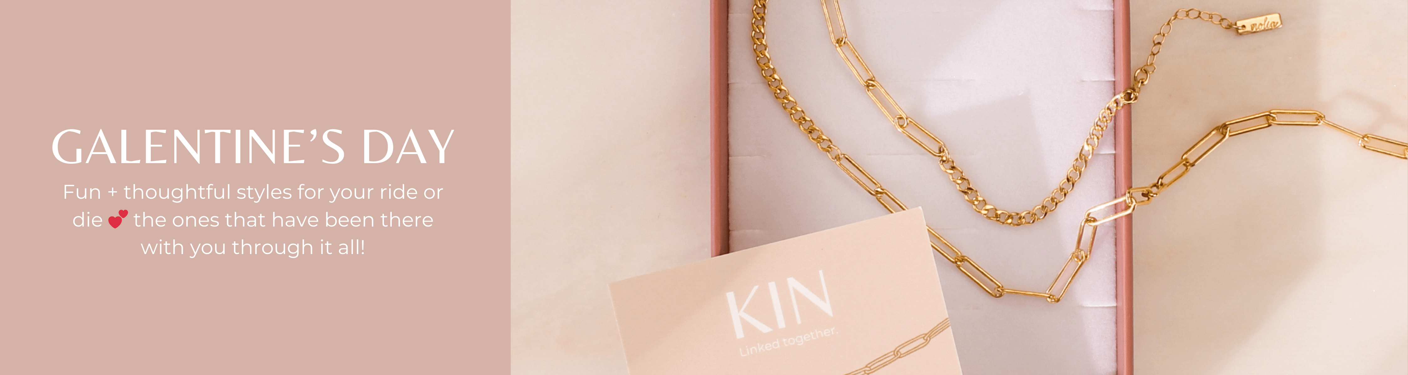 Galentine's Day Gift Picks - Nolia Jewelry - Meaningful + Sustainably Handcrafted Jewelry