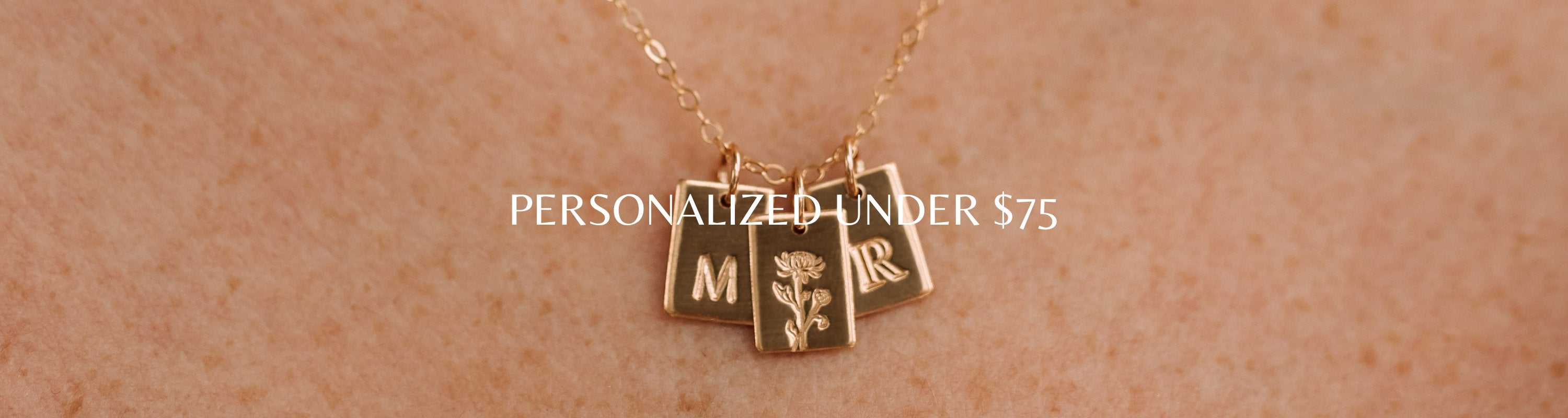 Personalized under $75 - Nolia Jewelry - Meaningful + Sustainably Handcrafted Jewelry