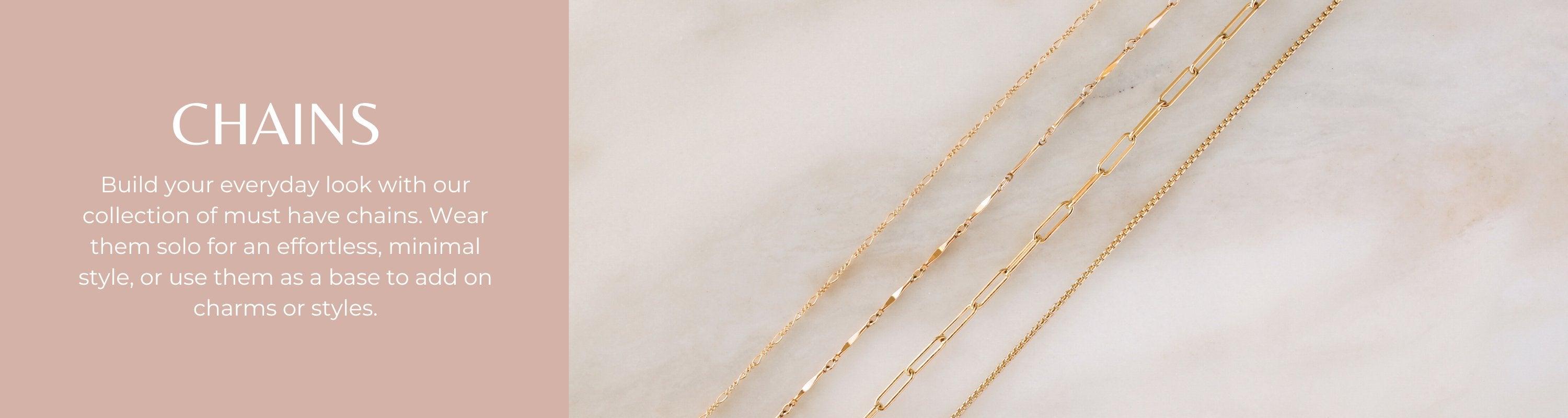 Chains - Nolia Jewelry - Meaningful + Sustainably Handcrafted Jewelry