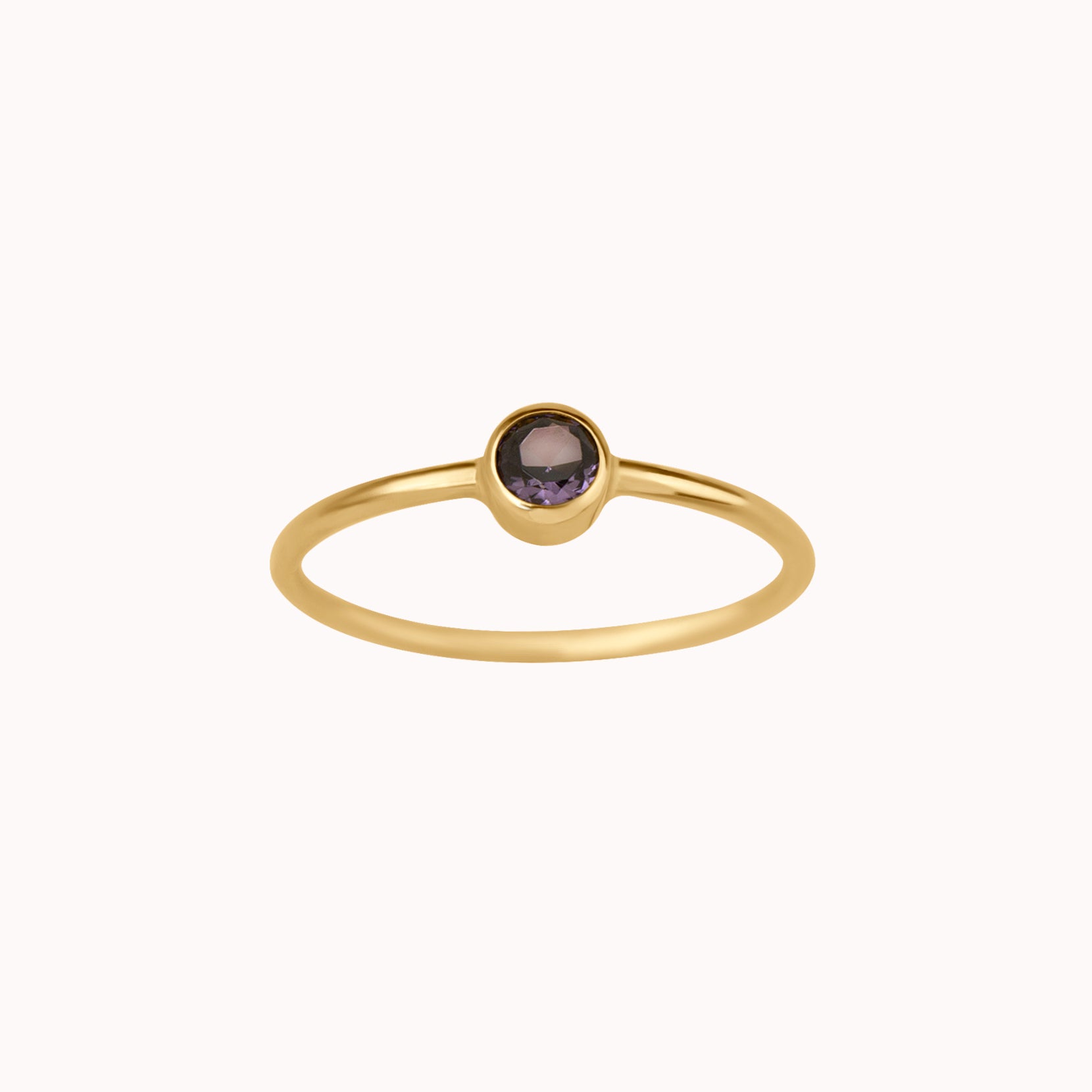 February Birthstone Ring ∙ Amethyst