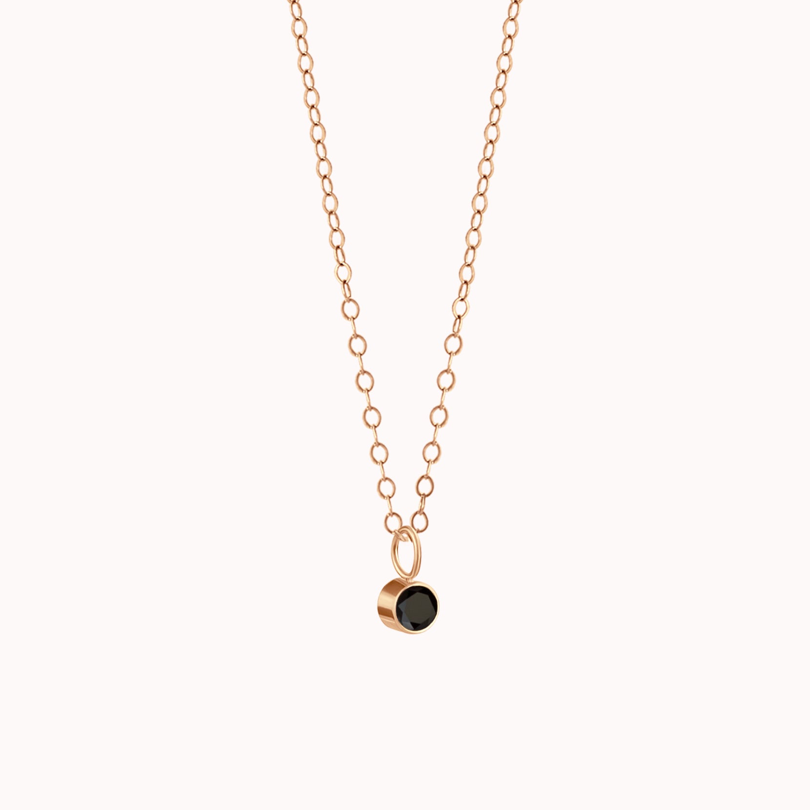 Black Onyx Charm Necklace