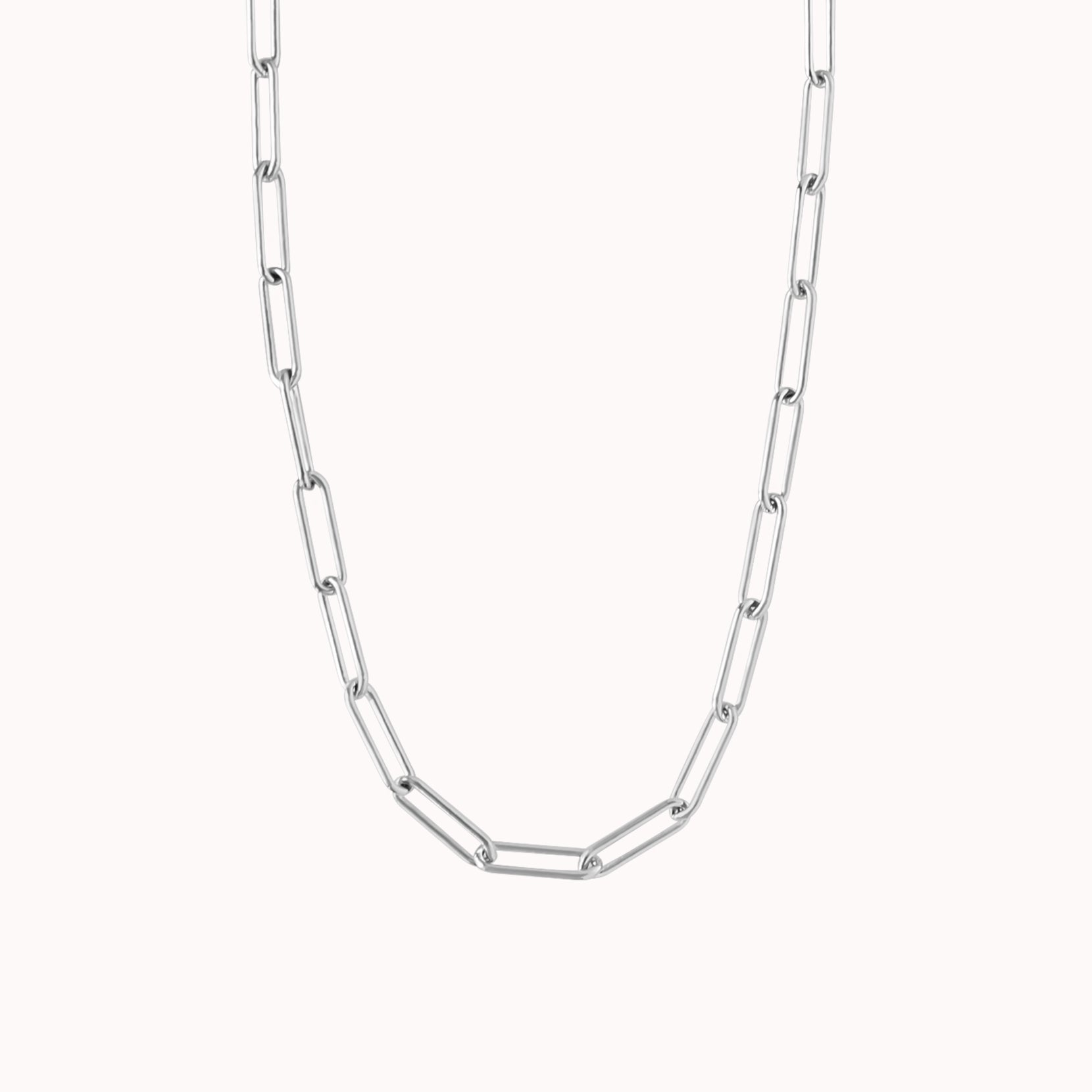 Bold Paperclip Chain Necklace