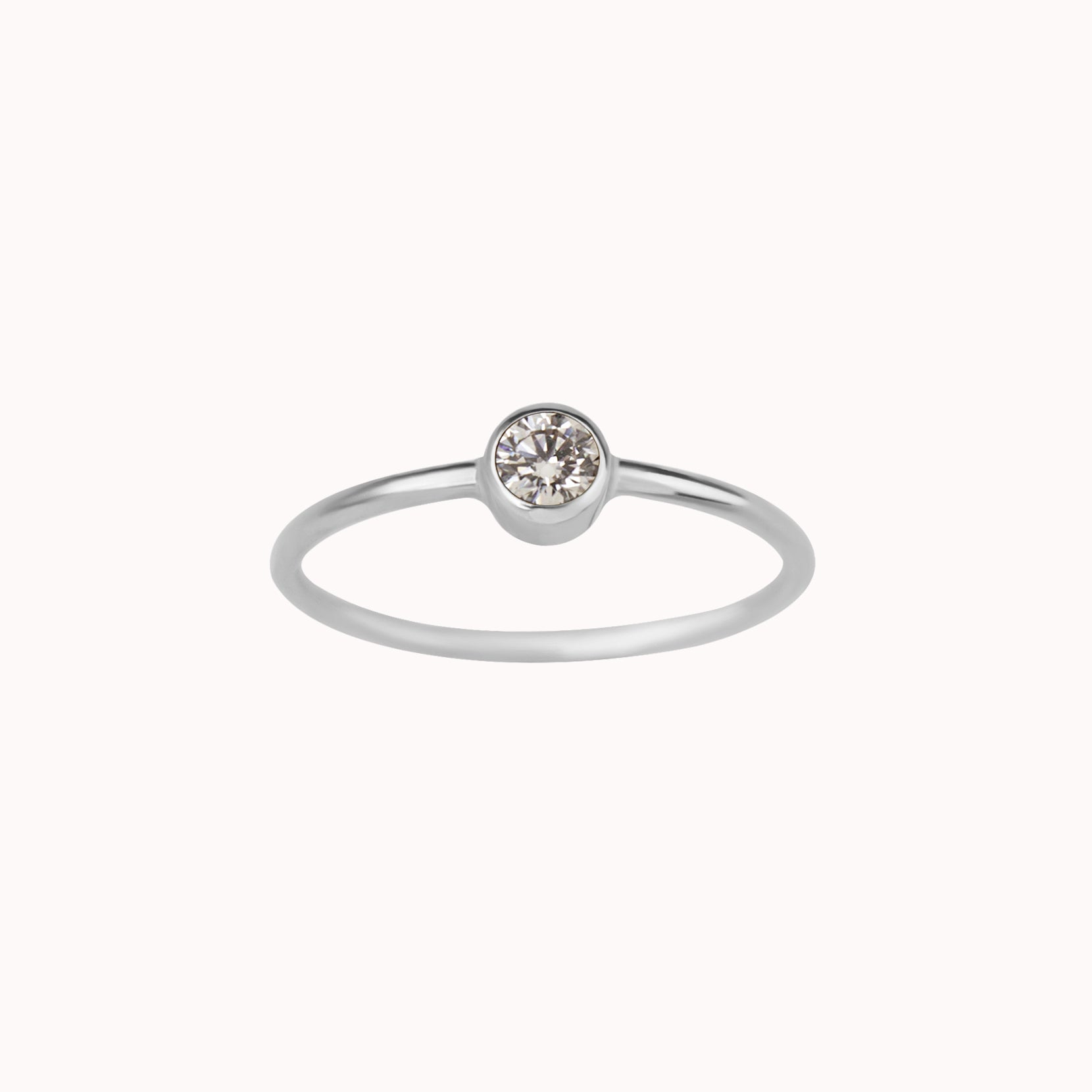 April Birthstone Ring ∙ Cubic Zirconia