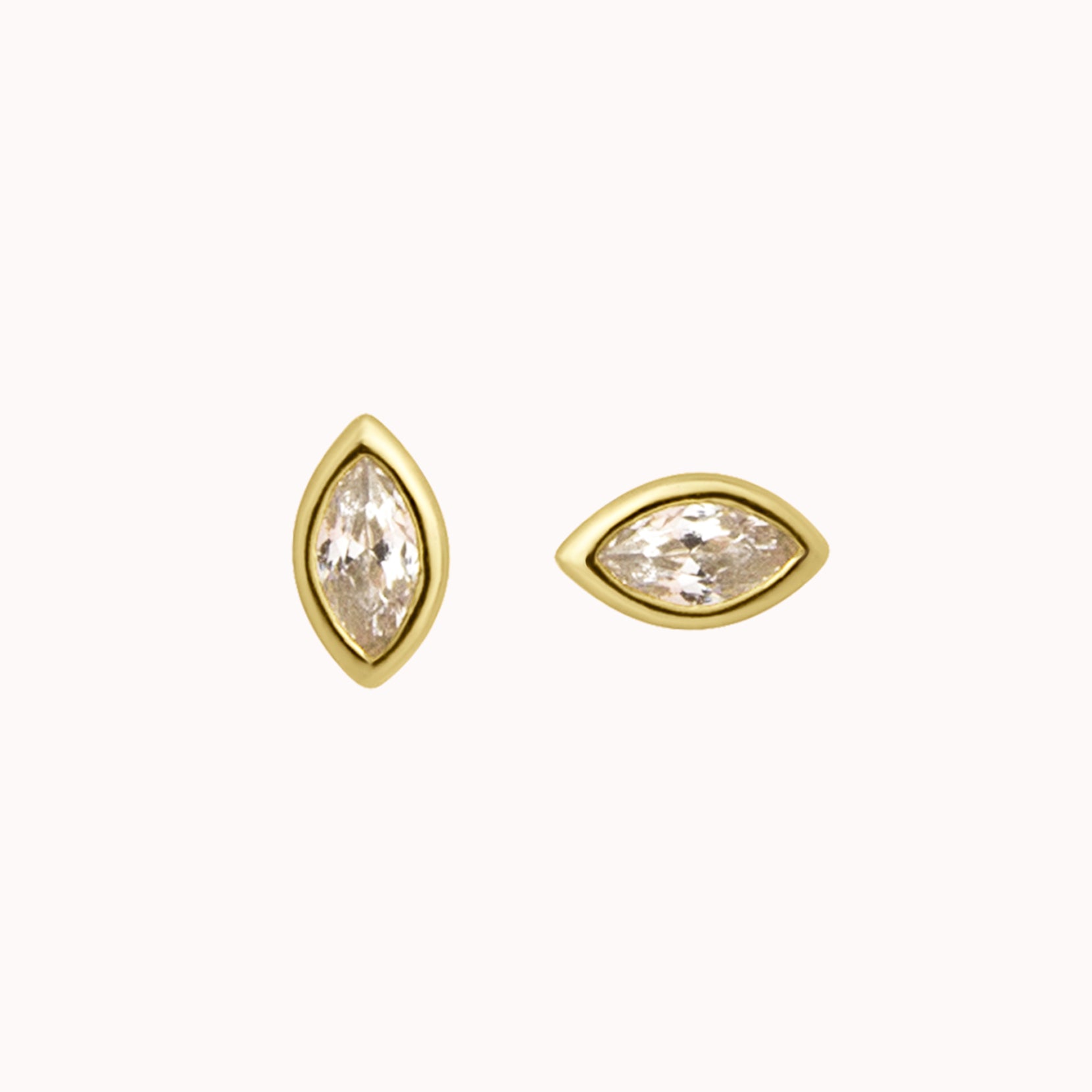 Desi Marquise Stud Earrings