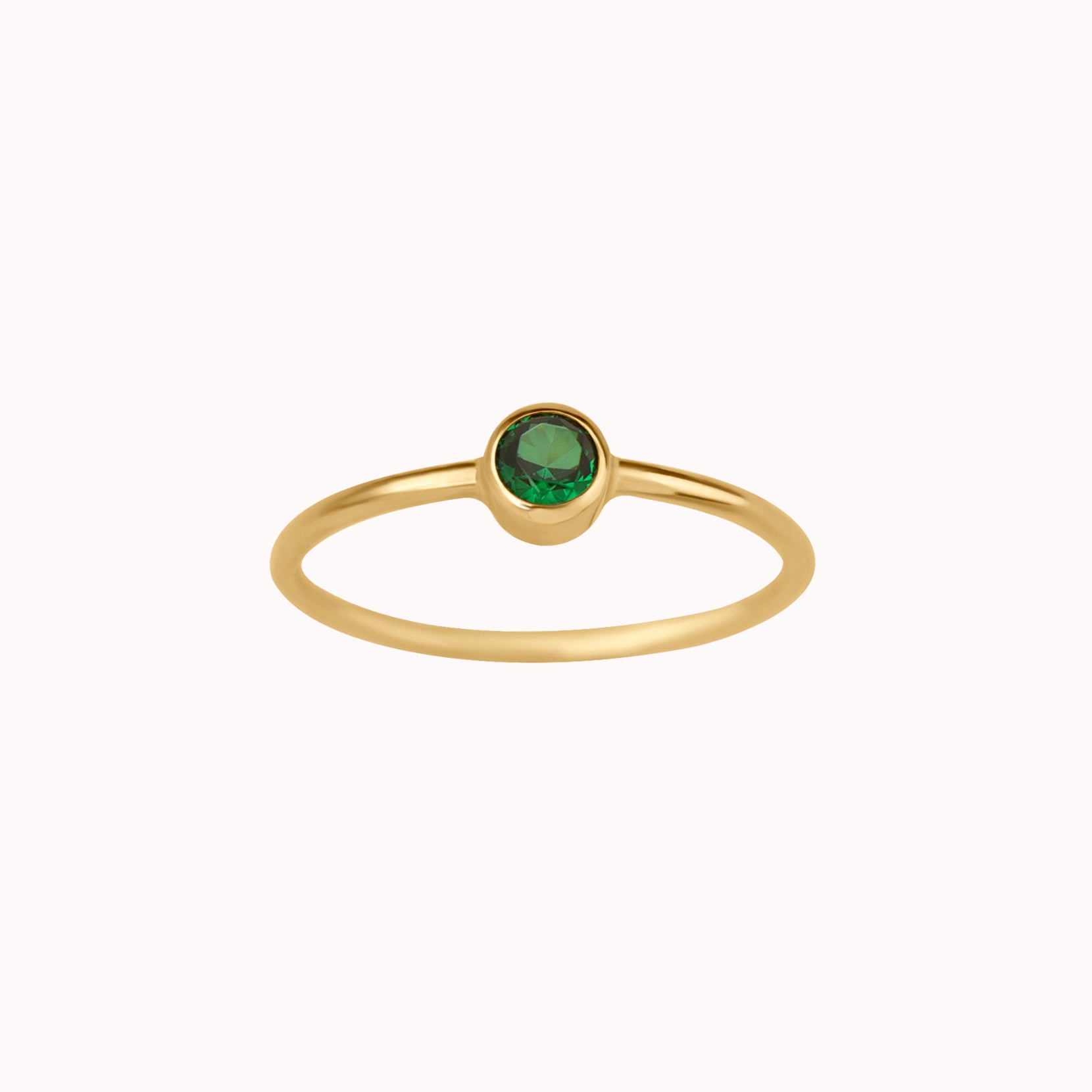 May Birthstone Ring ∙ Emerald