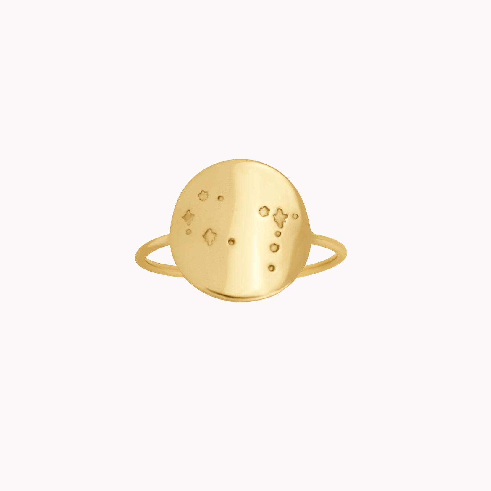 Gaia Zodiac Constellation Ring