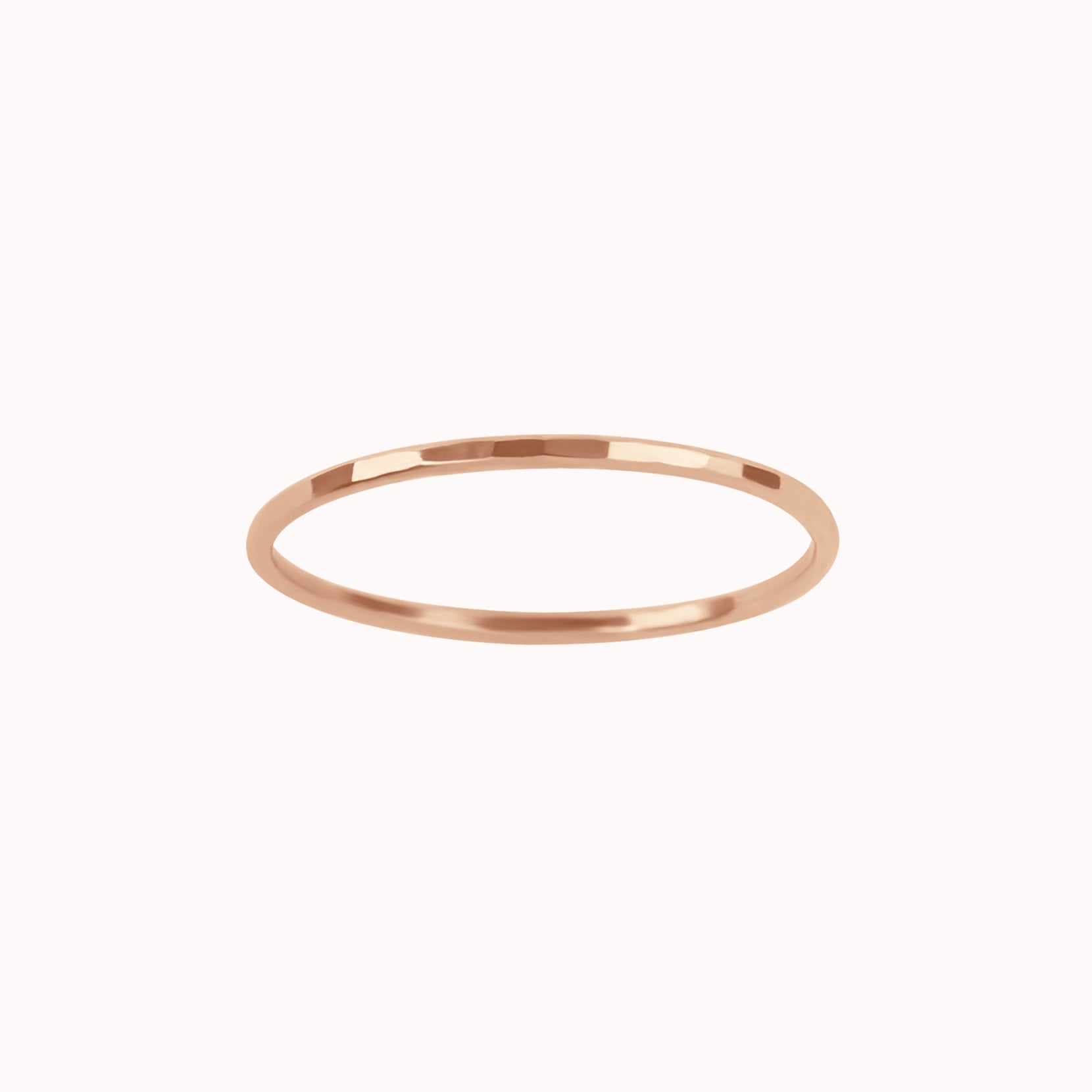 Hammered Skinny Ring