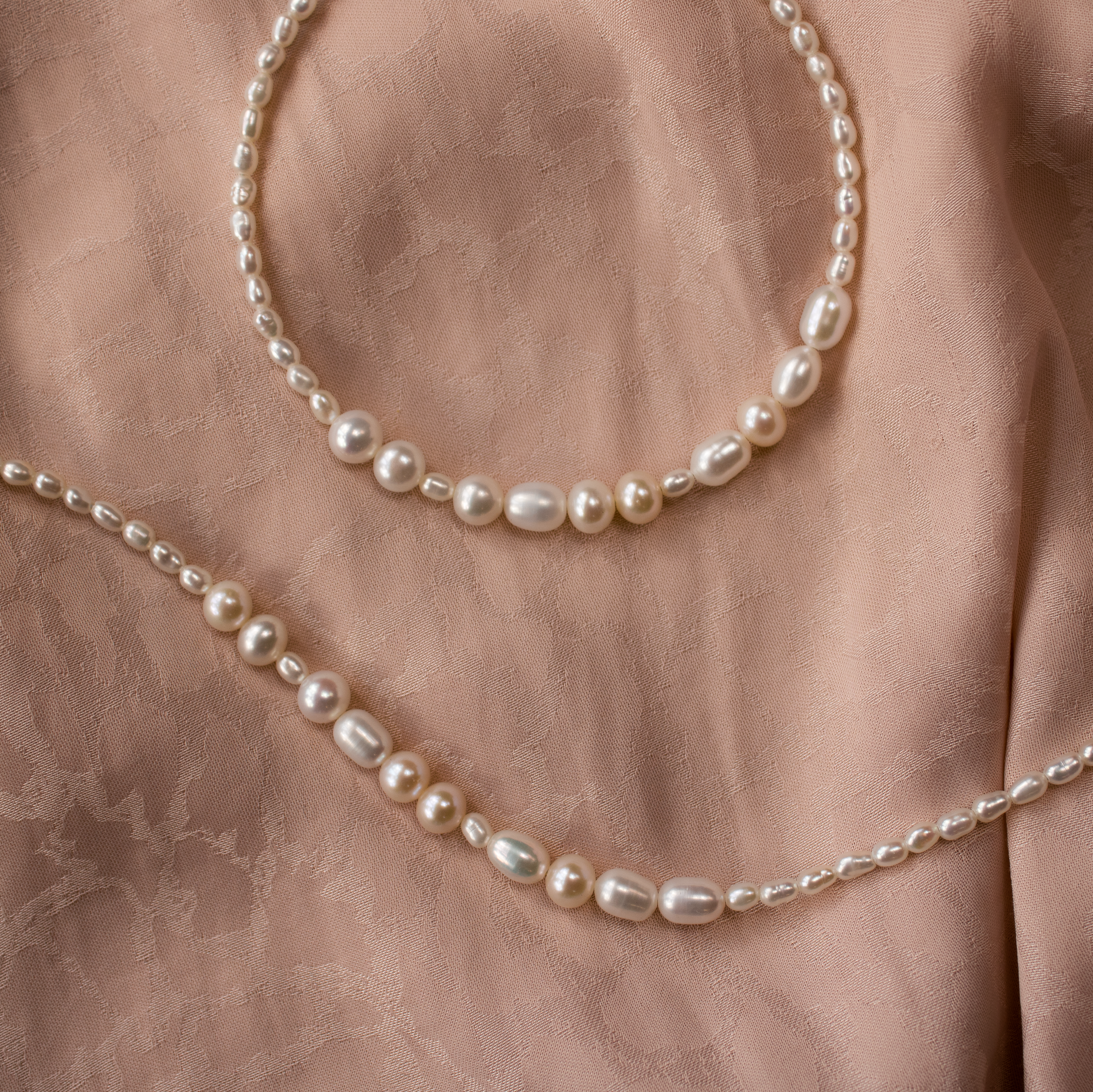ILY Morse Code Pearl Bracelet