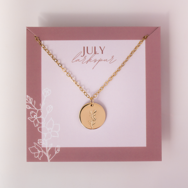 【JOEGUSH】JOEGUSH Pick Necklace (Pink Larkspur) JOEGUSH Pick Choker (Purple Larkspur) - Joe Gush