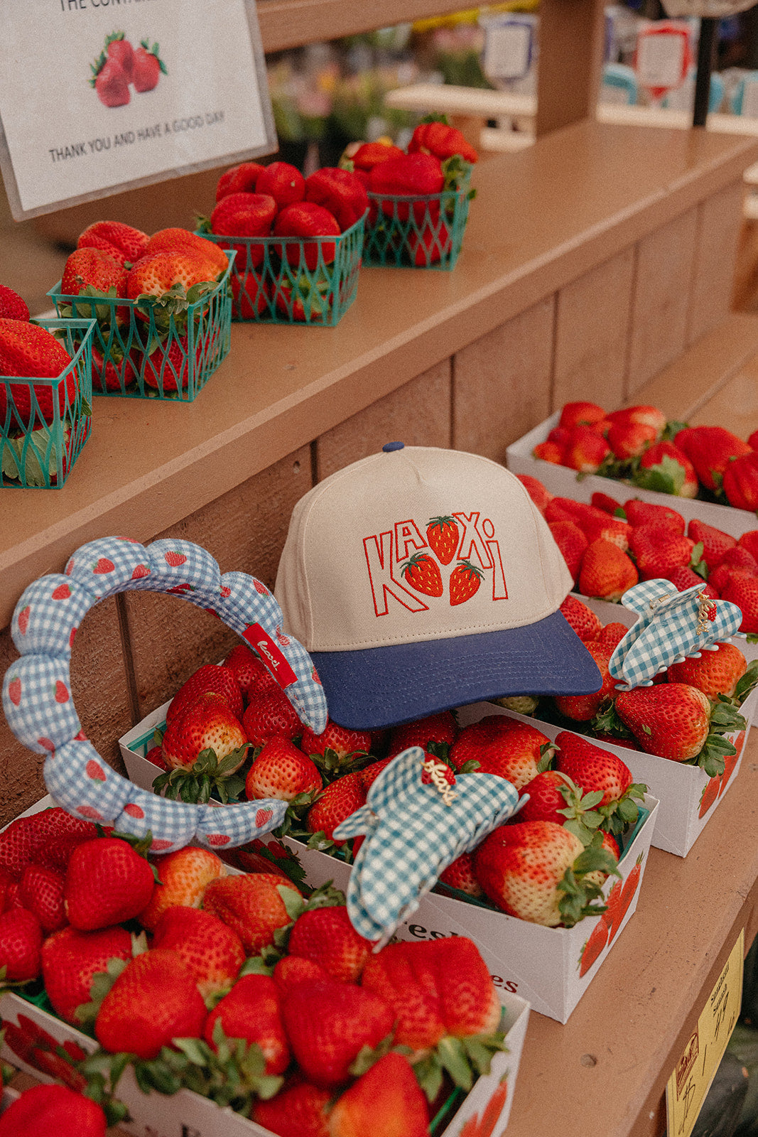 STRAWBERRY KAXI TRUCKER HAT