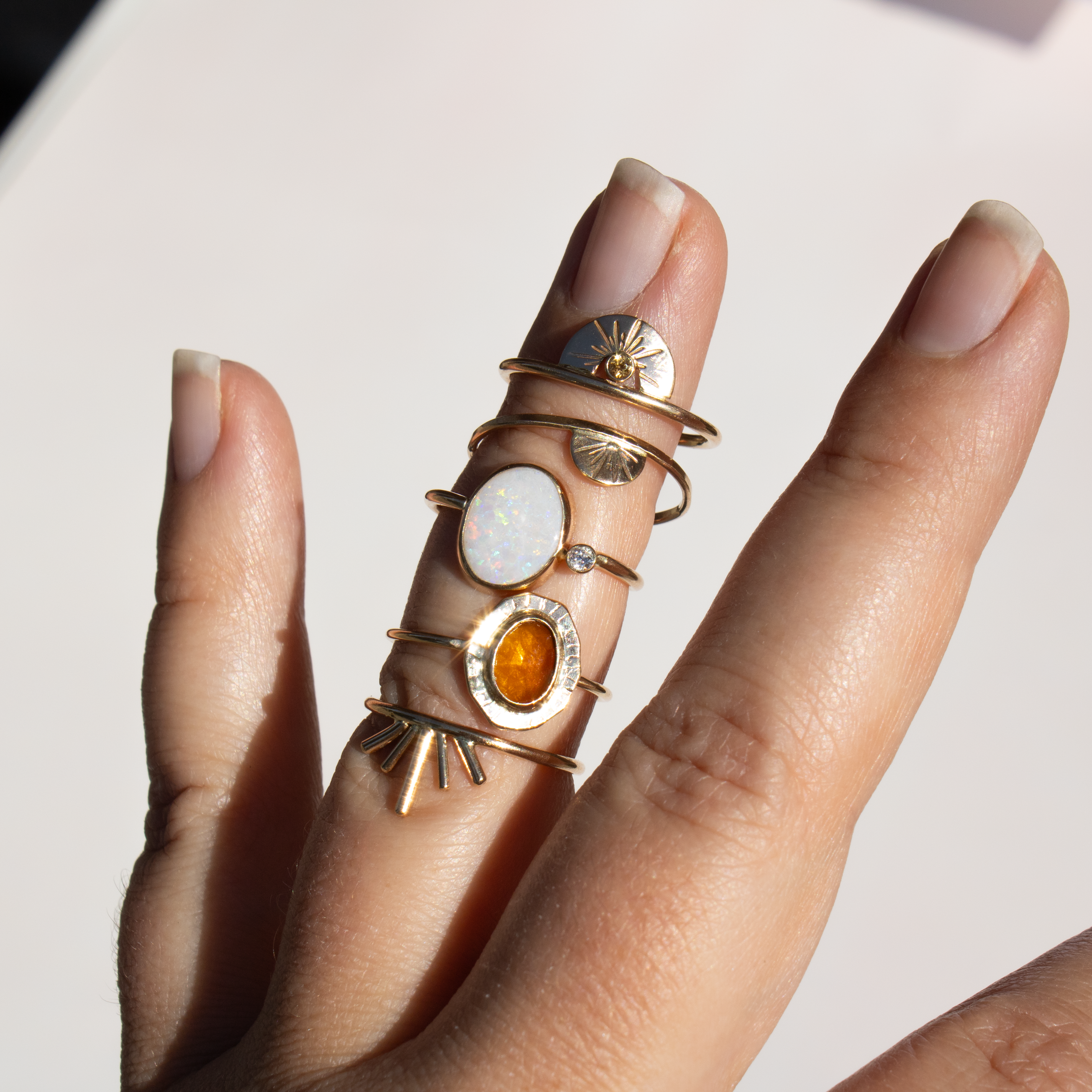 Sunrise Ring • Honey Topaz • One of a Kind