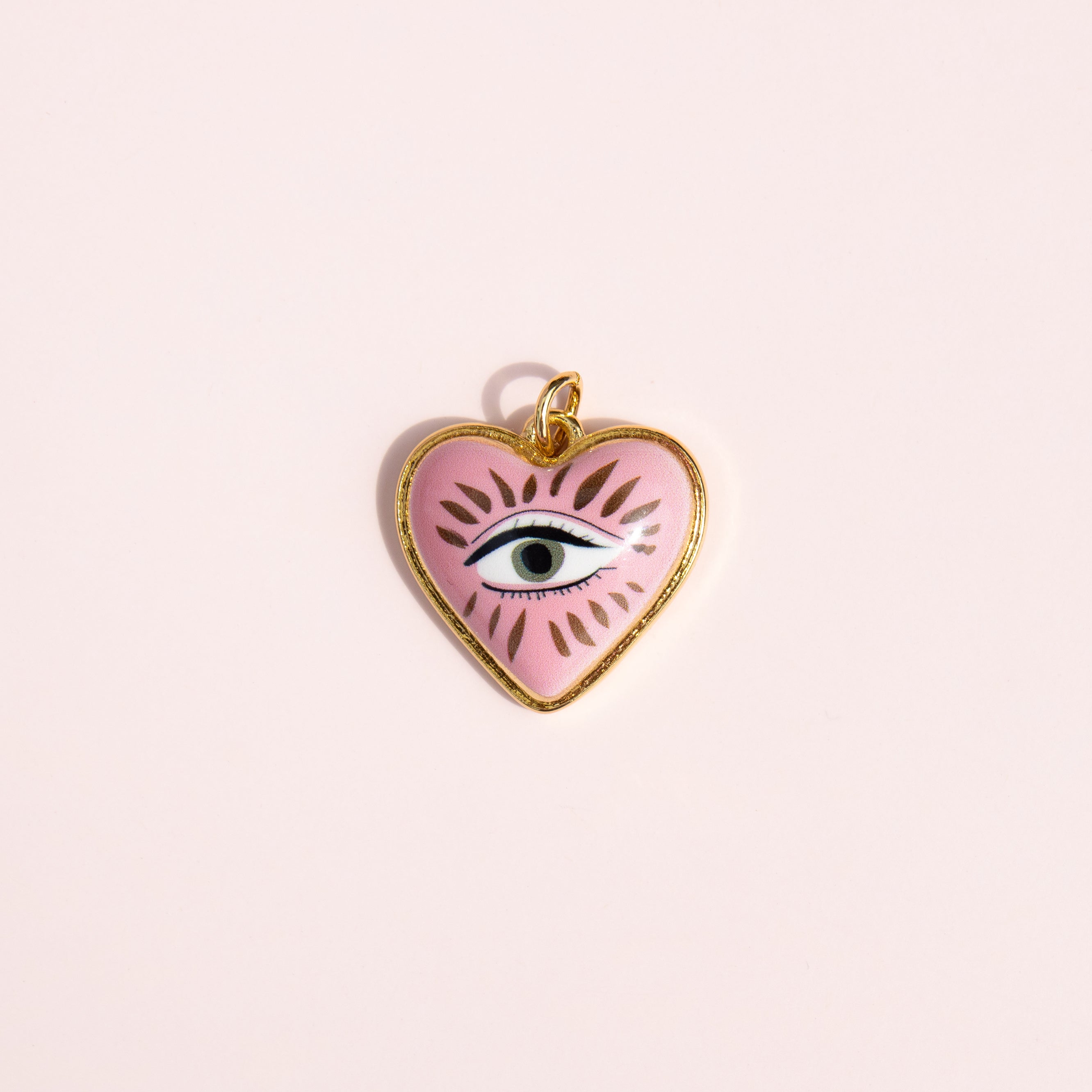 "In the Eye of the Beholder" Heart Charm