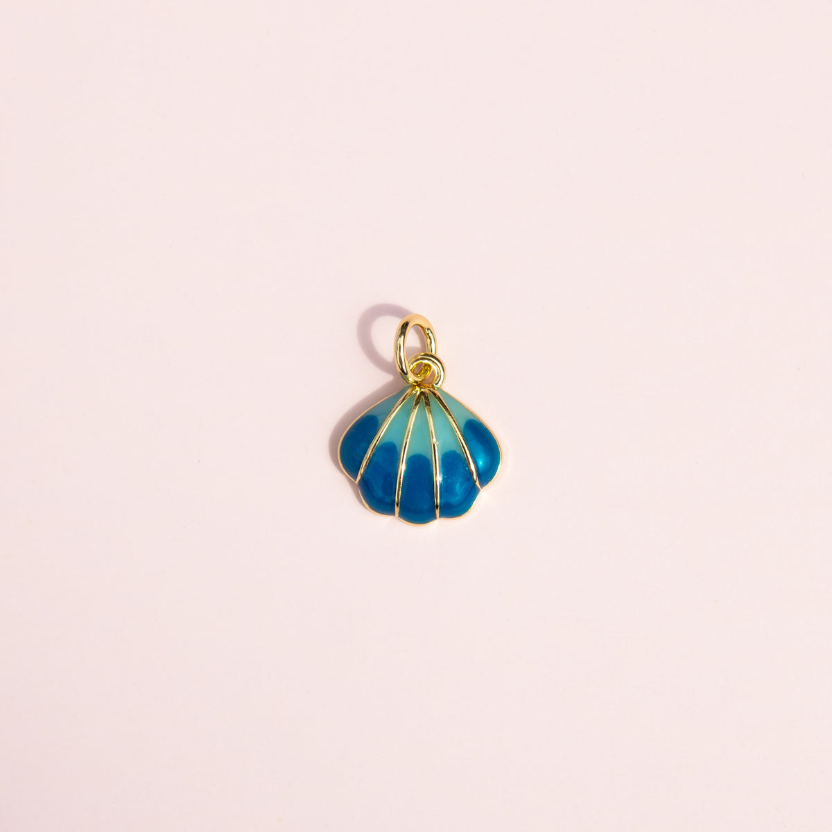 Enamel Seashell Charm