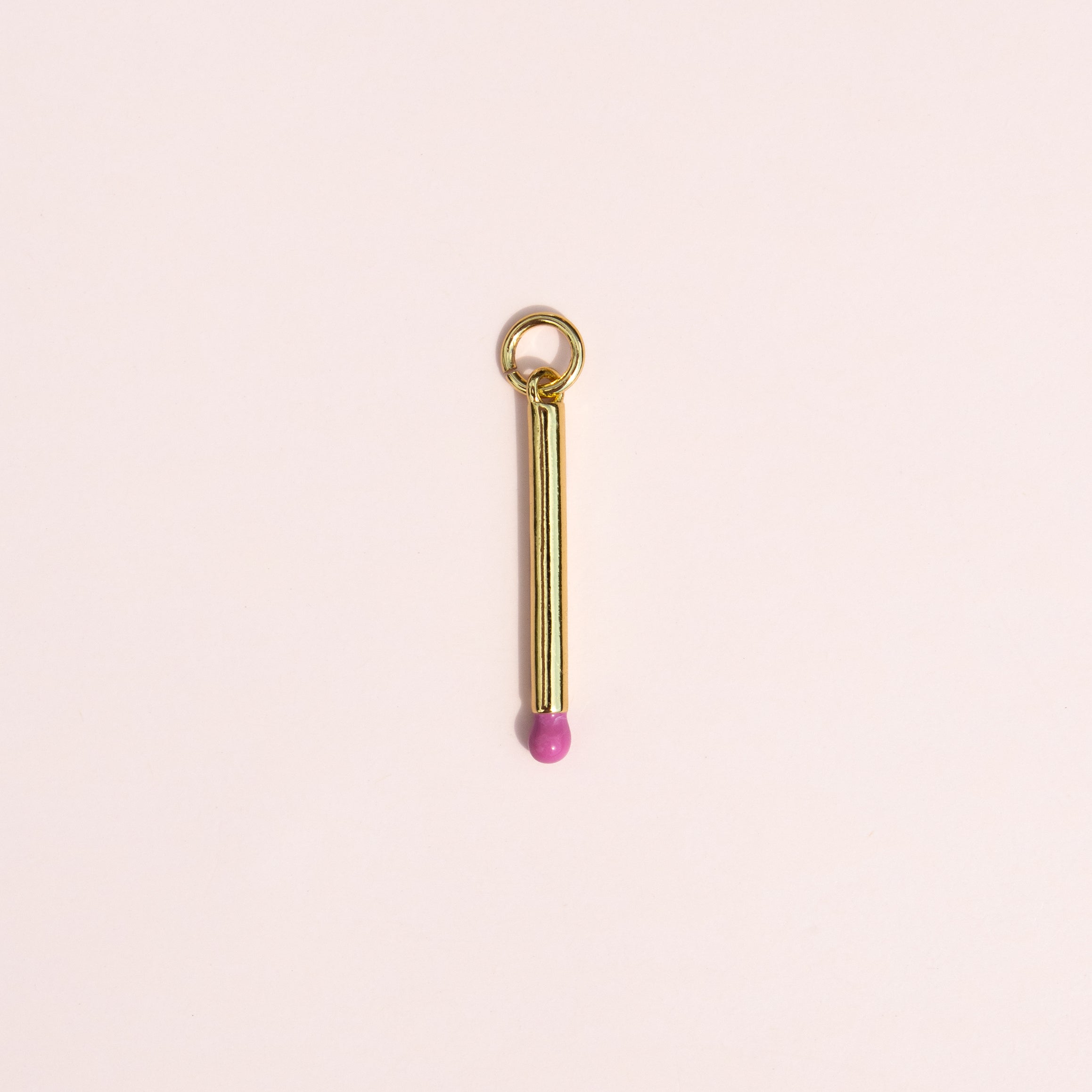 Pink Matchstick Charm