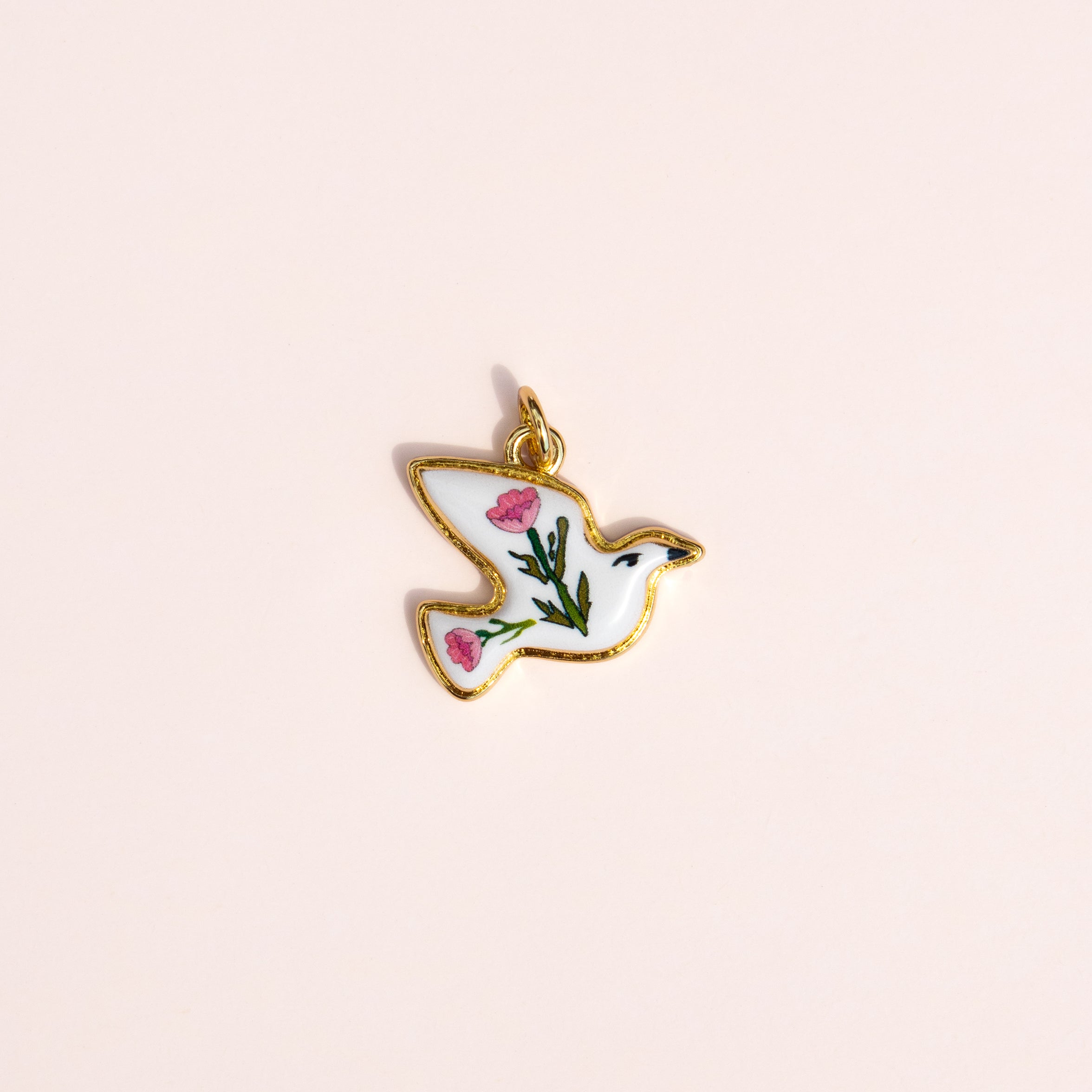 White Dove Charm