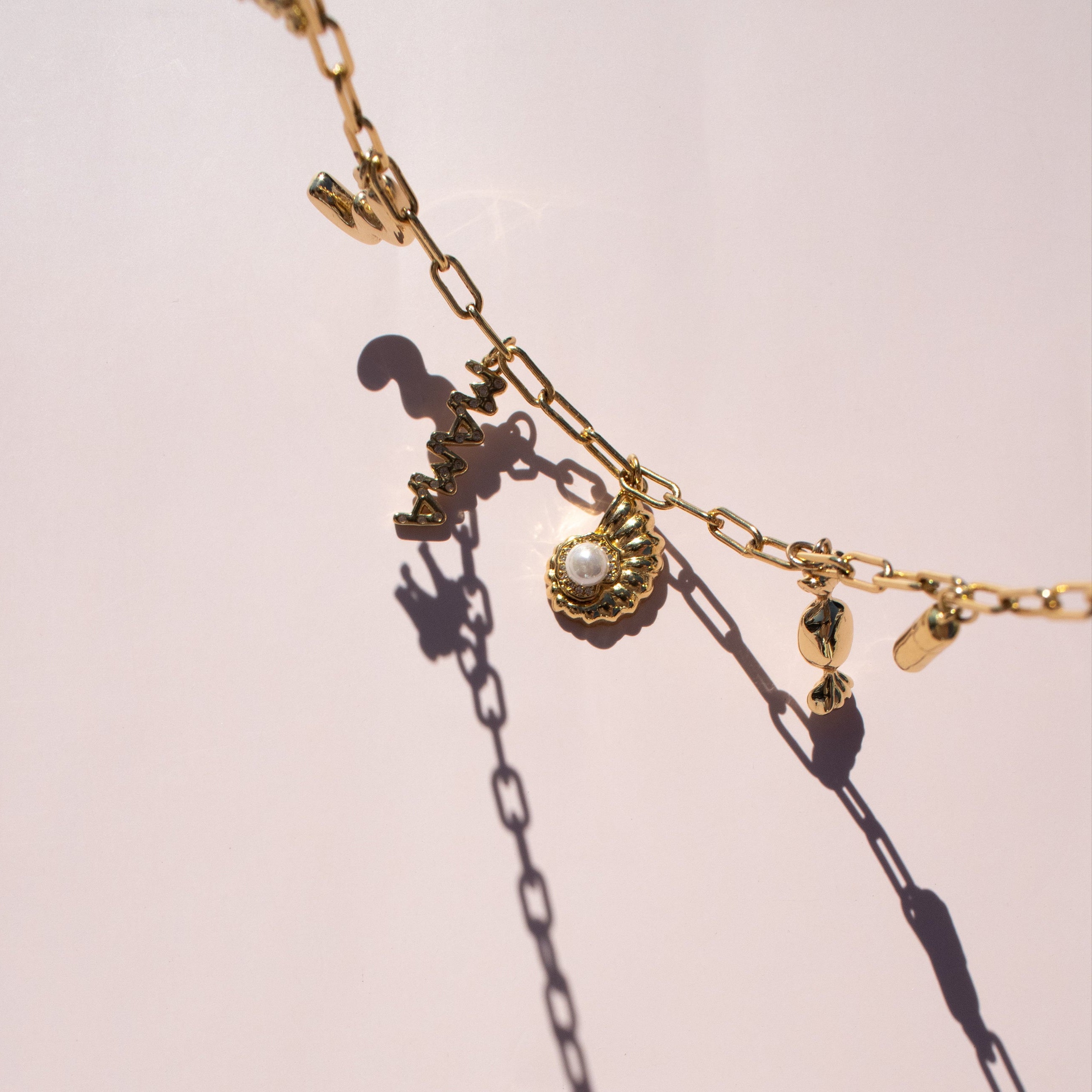 Charm Bar • Linked Paperclip Necklace