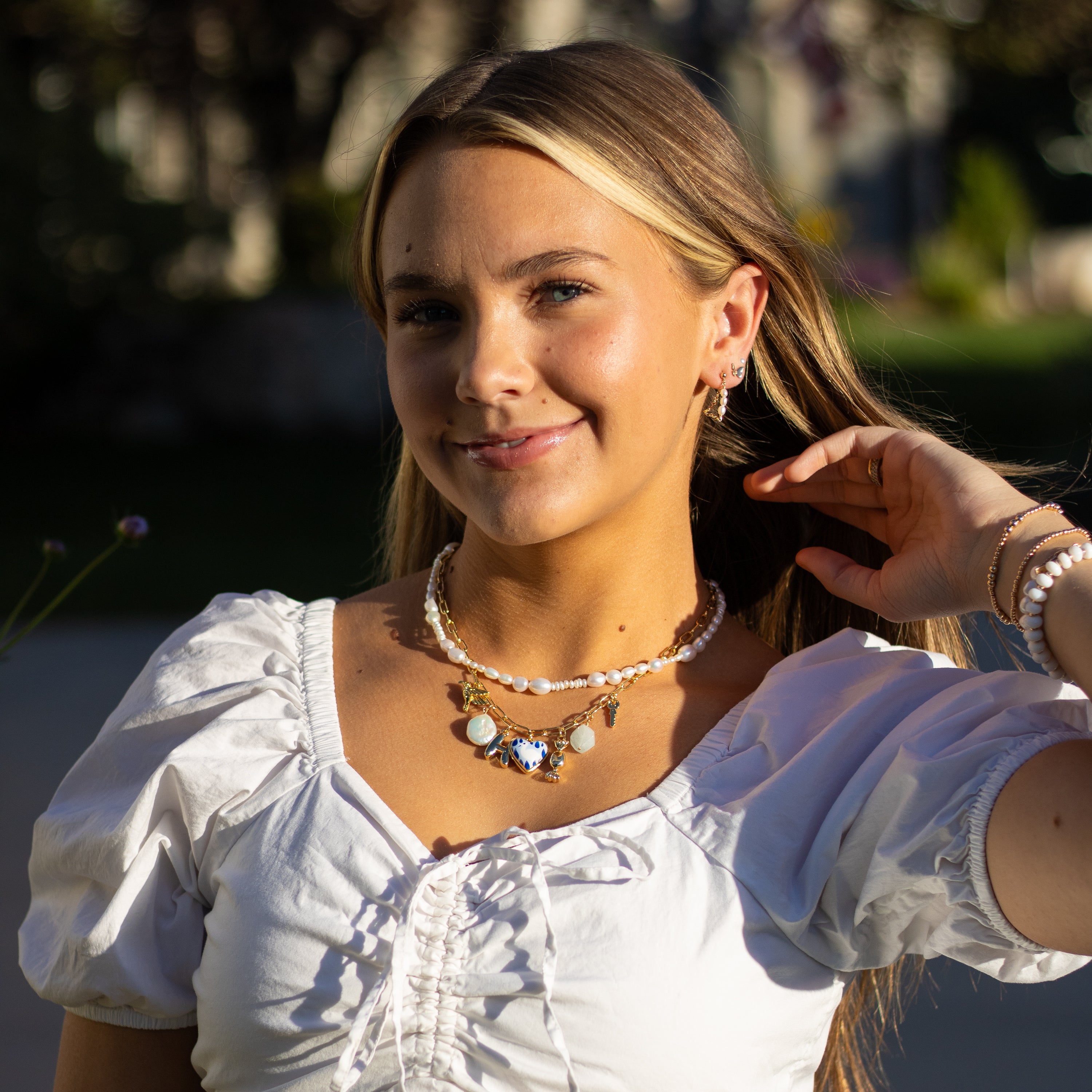 Cascade Pearl Necklace