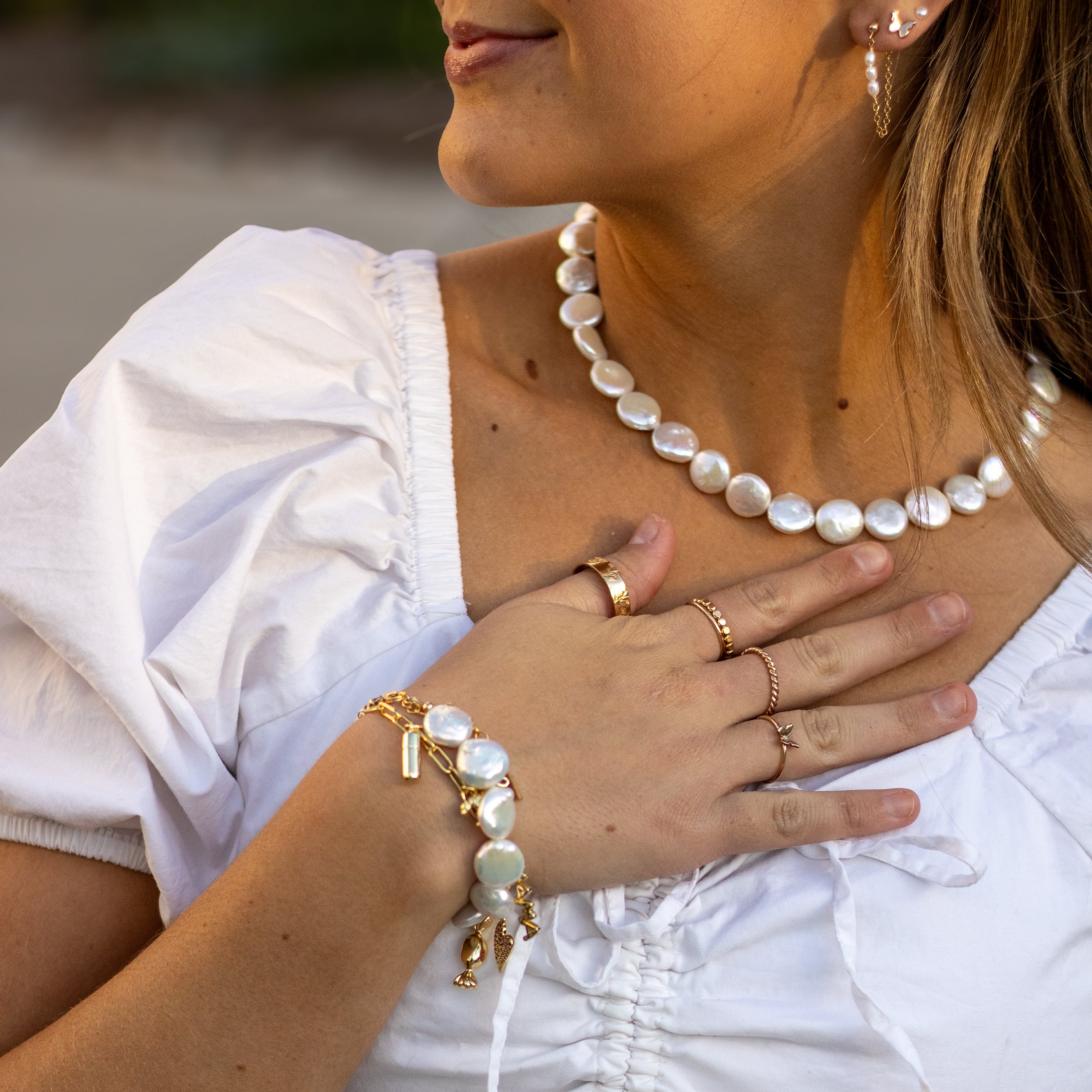 Baroque Misfit Pearl Necklace