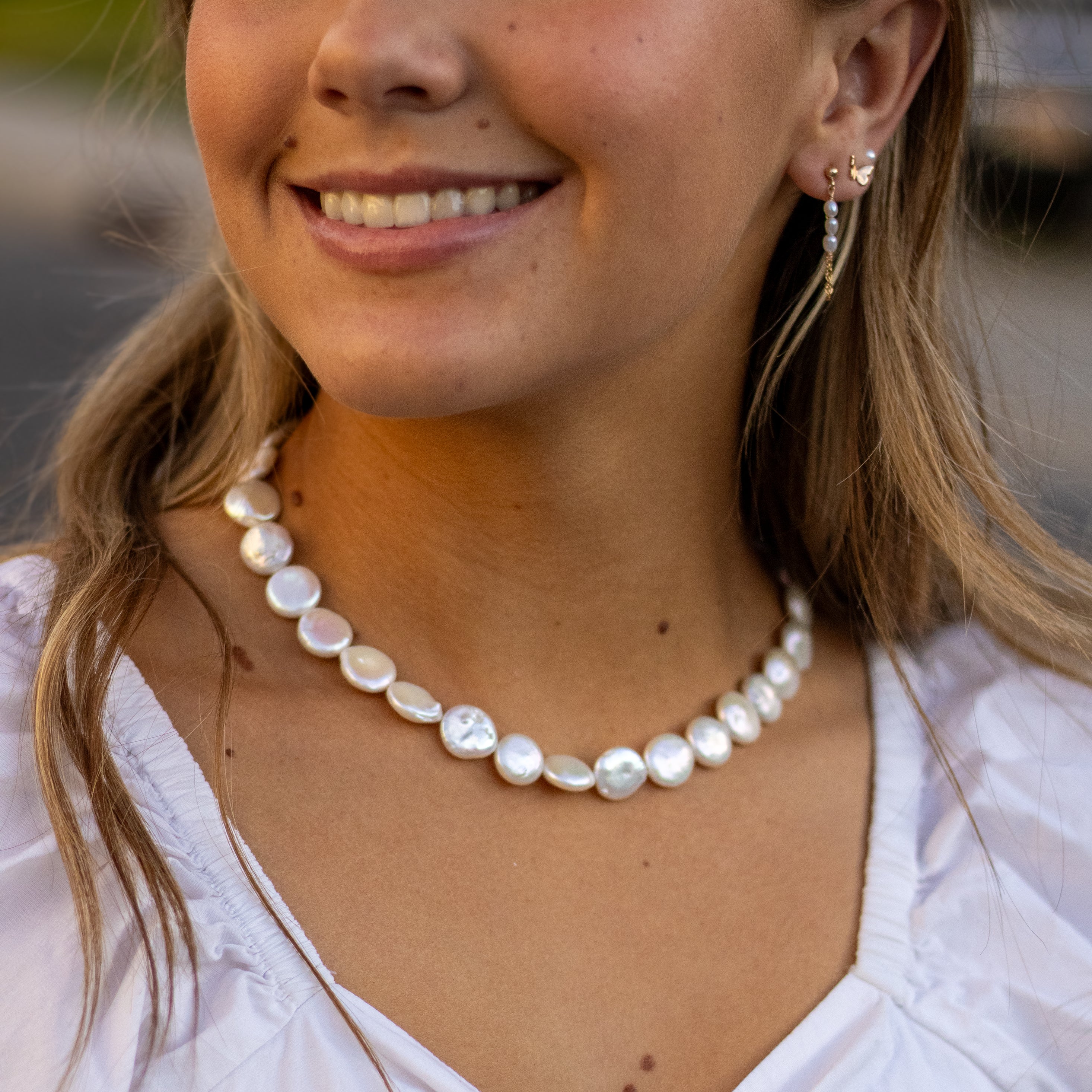 Baroque Misfit Pearl Necklace