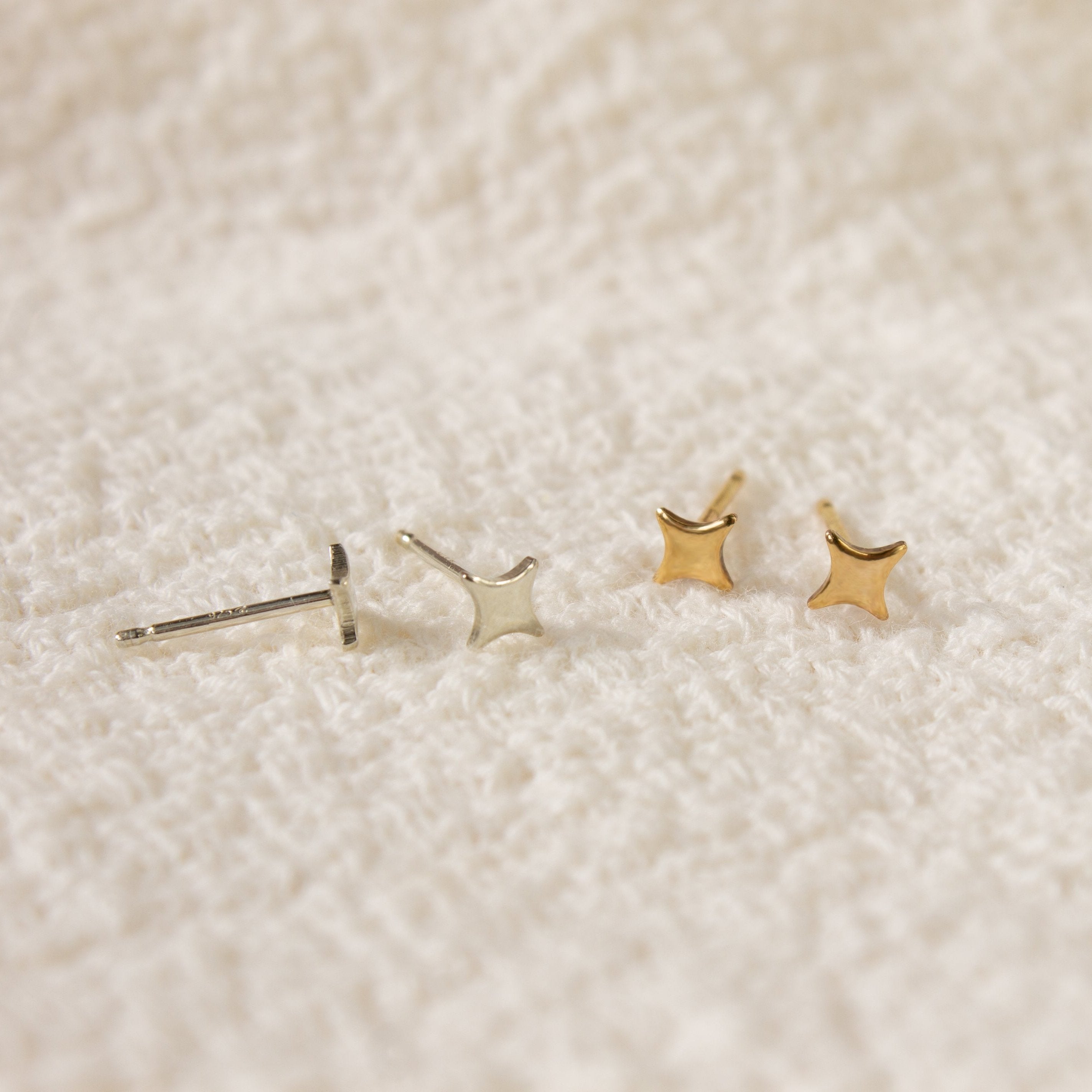 Tiny Star Stud Earrings