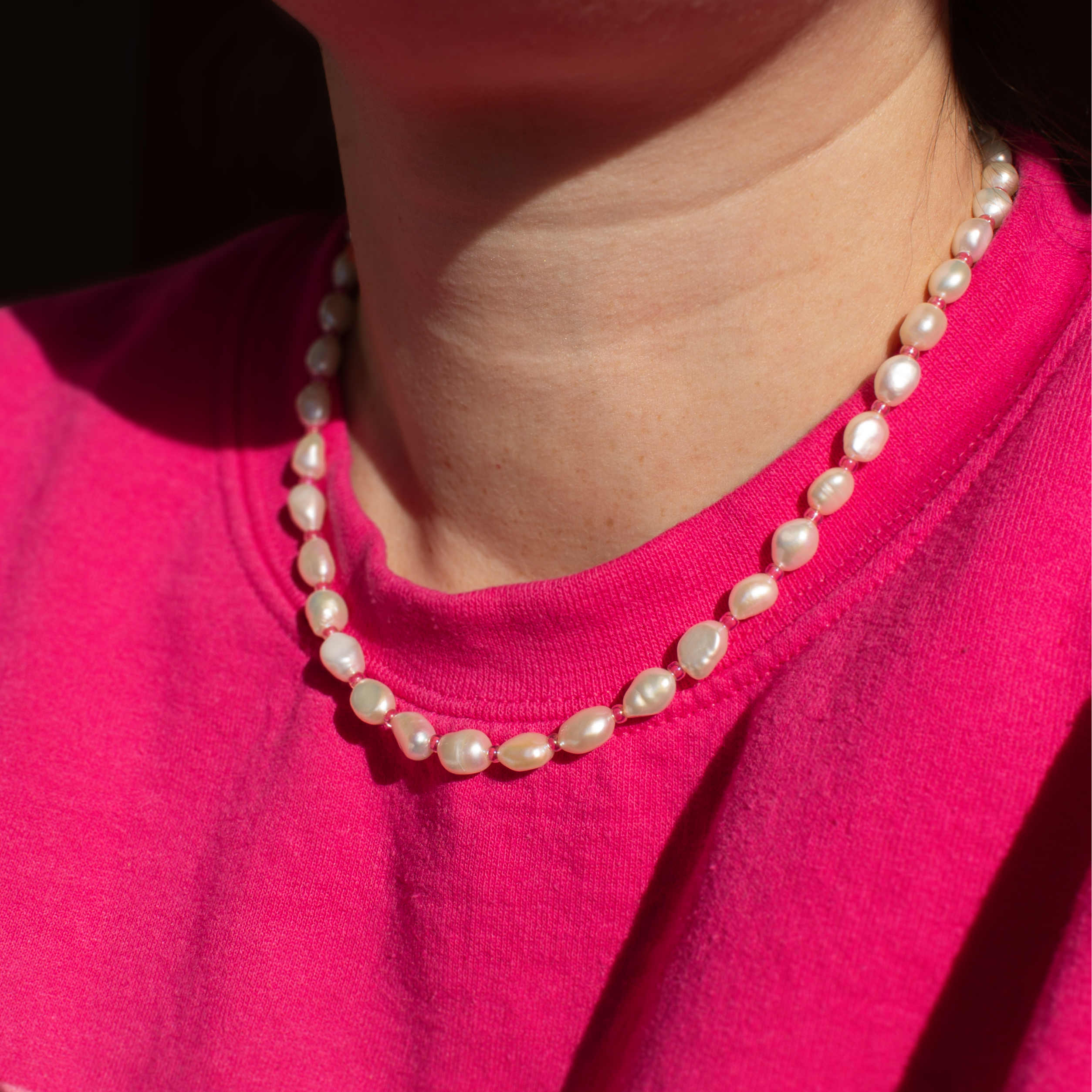 Color Pop Pearl Necklace