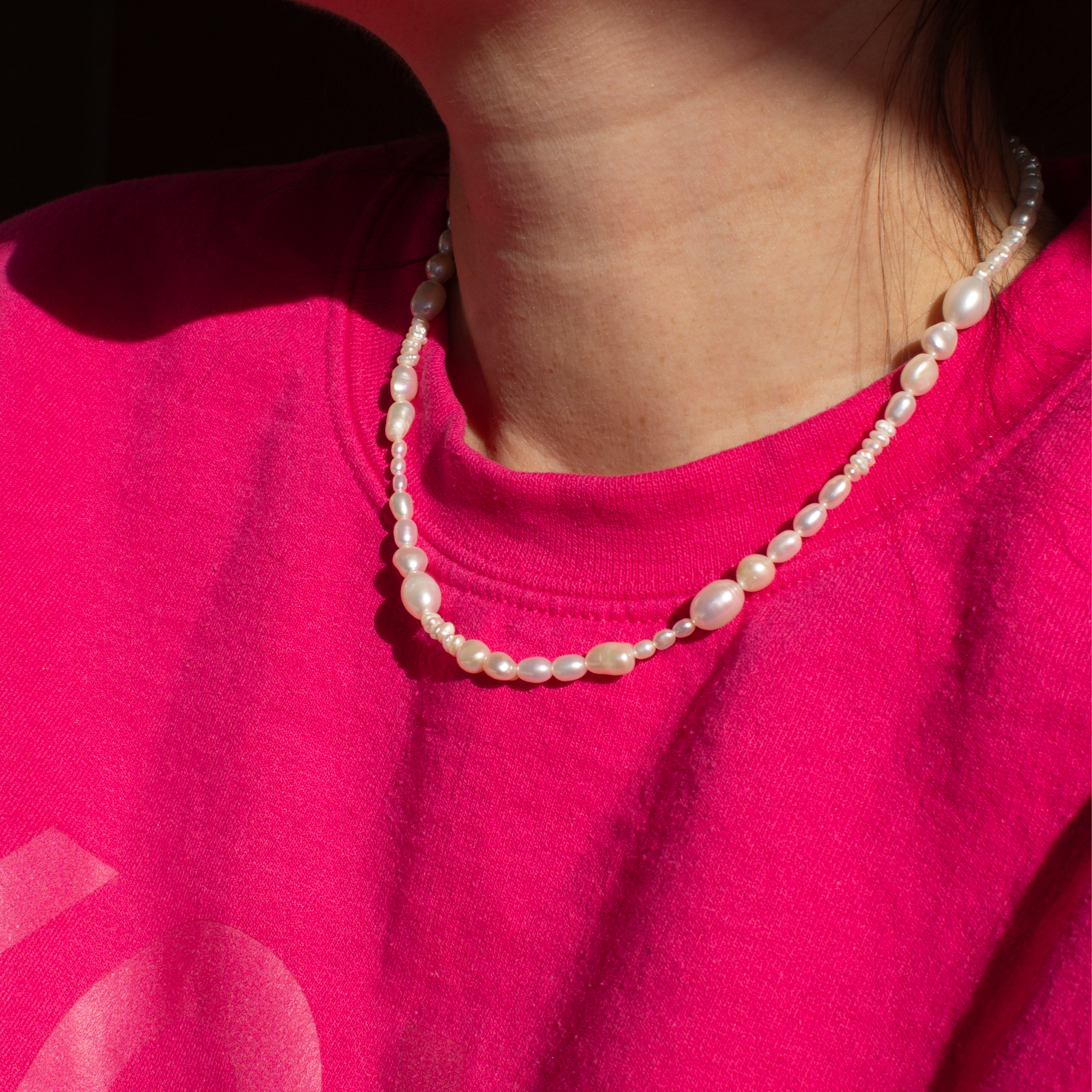 Cascade Pearl Necklace