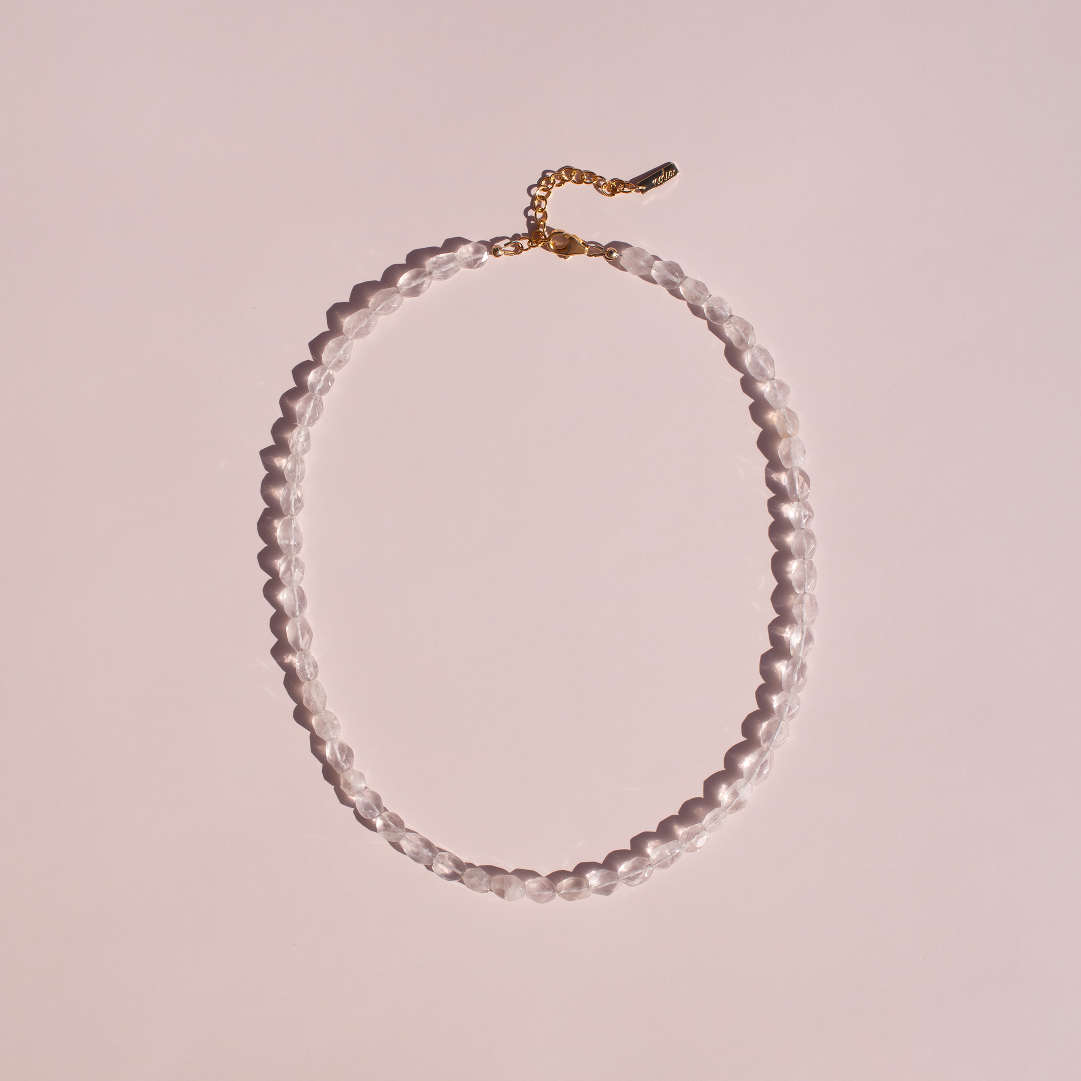 Rose Quartz Necklace • Color Coded Collection