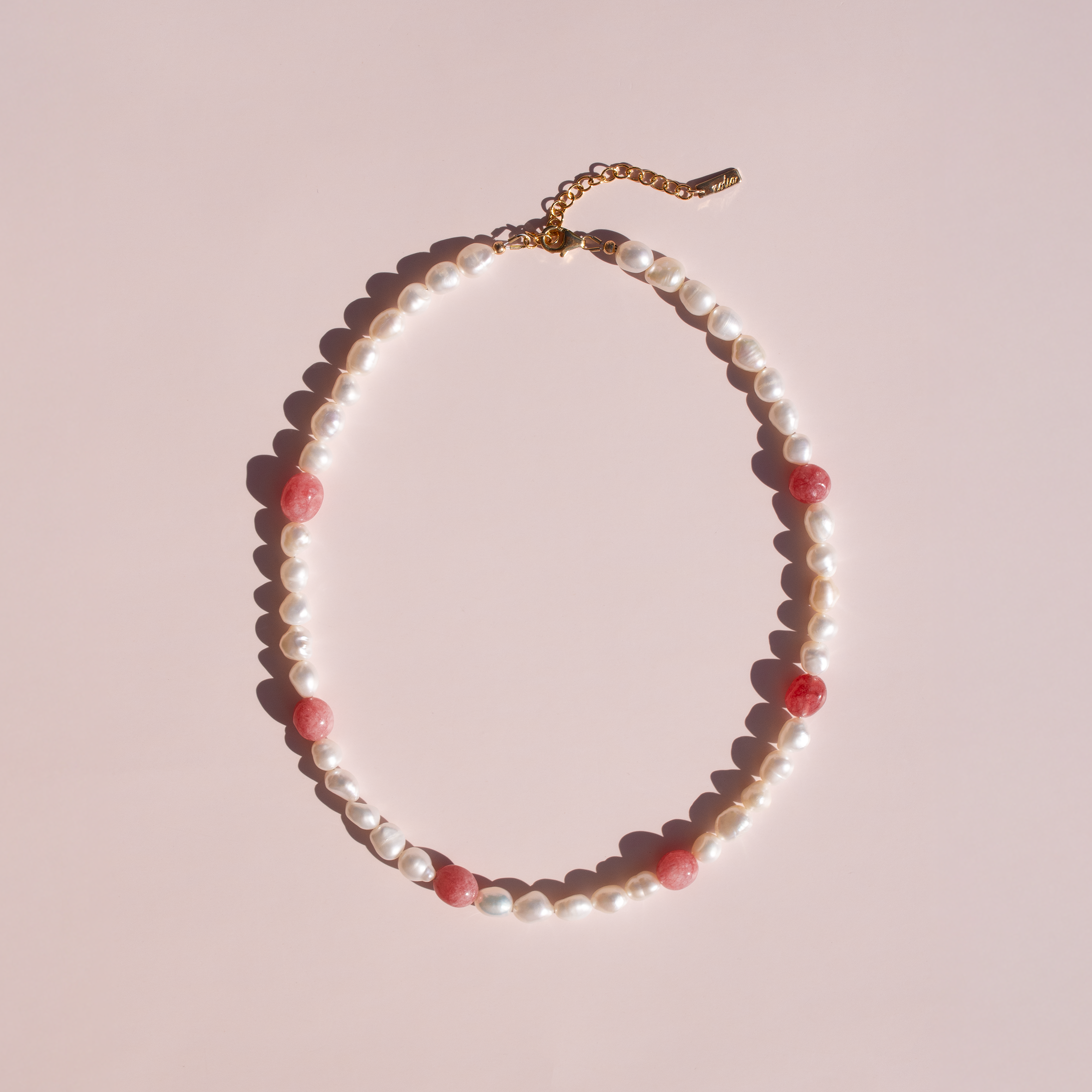 Pearl + Gemstone Necklace • Color Coded Collection