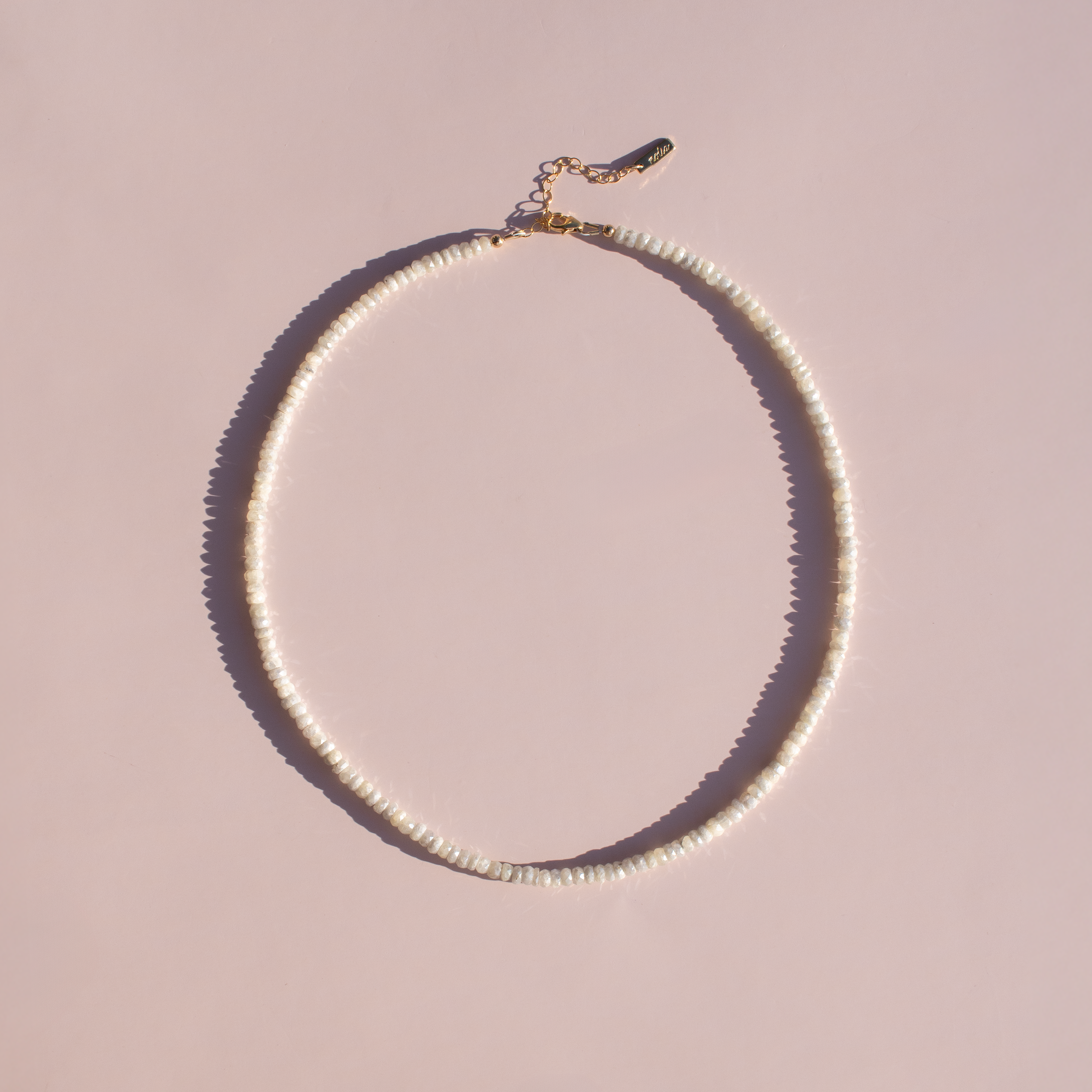 Iridescent Gemstone Strand Necklace • Color Coded Collection