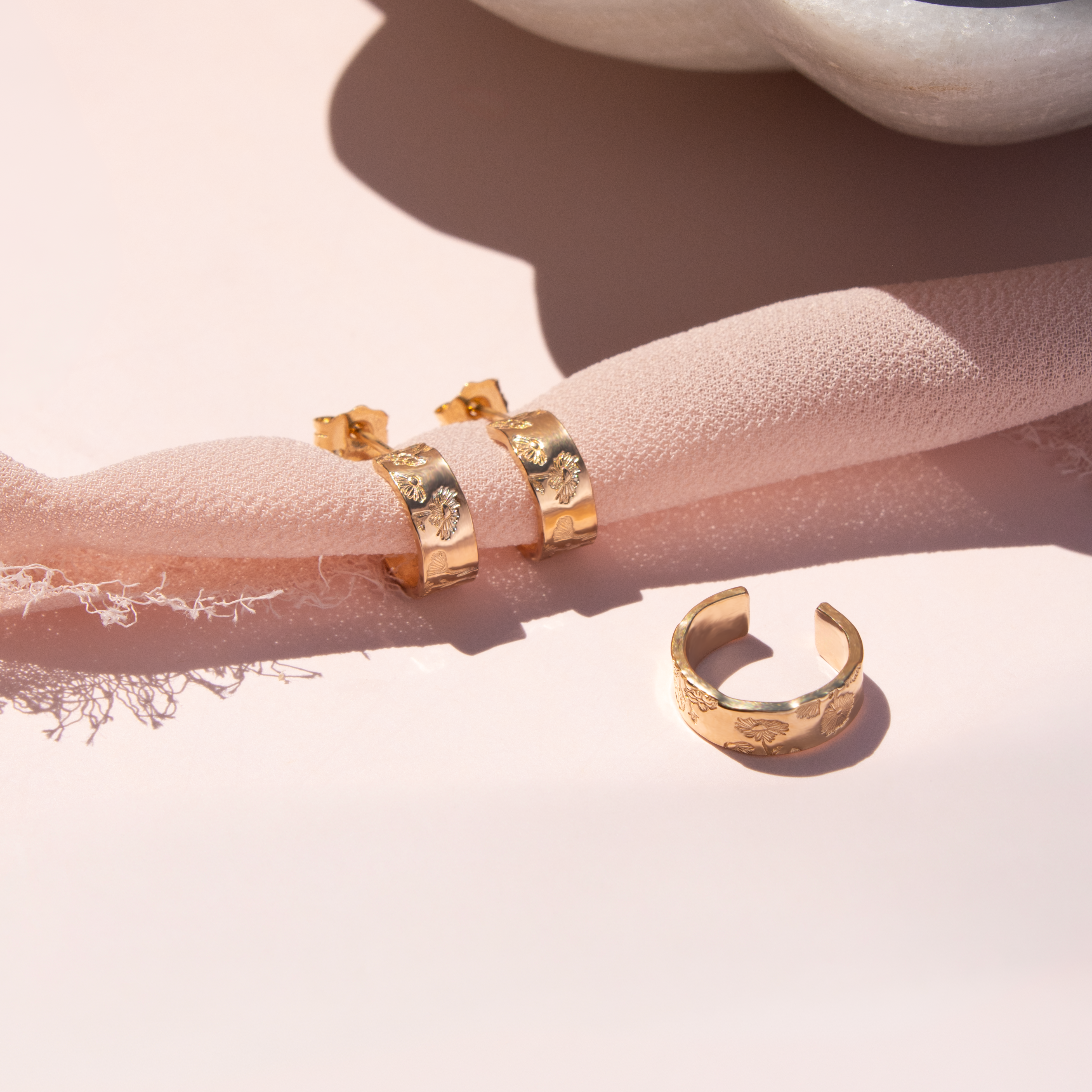 Birth Flower Ear Cuff