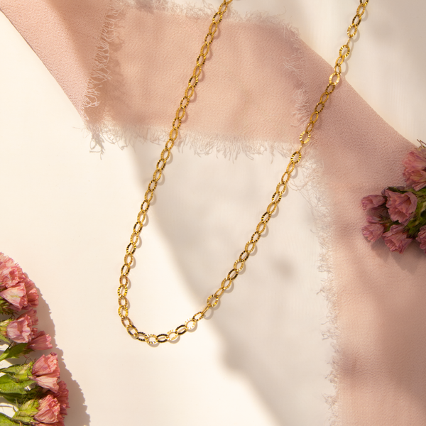 Sunburst Chain Necklace - Waterproof + Hypoallergenic Jewelry