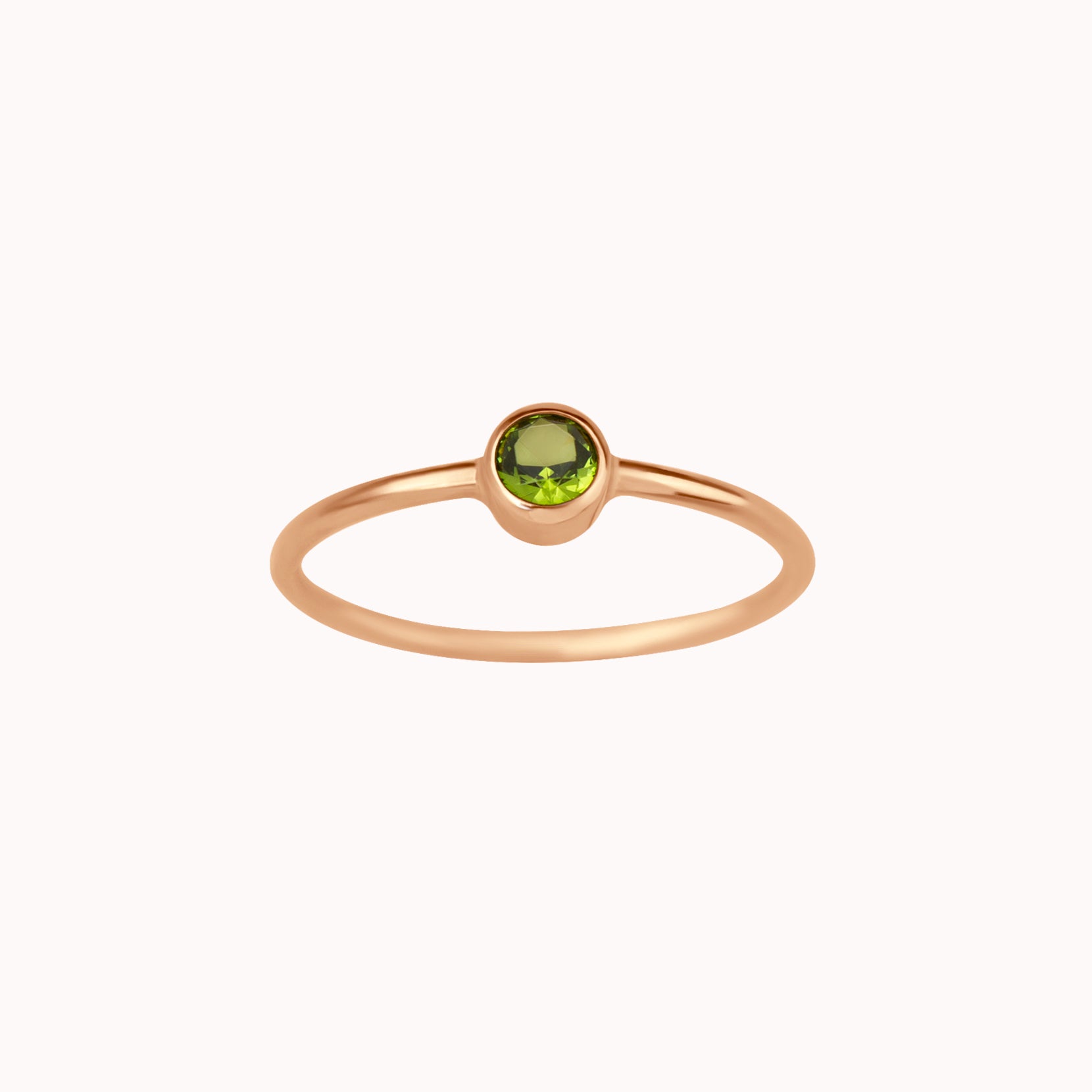 August Birthstone Ring ∙ Peridot