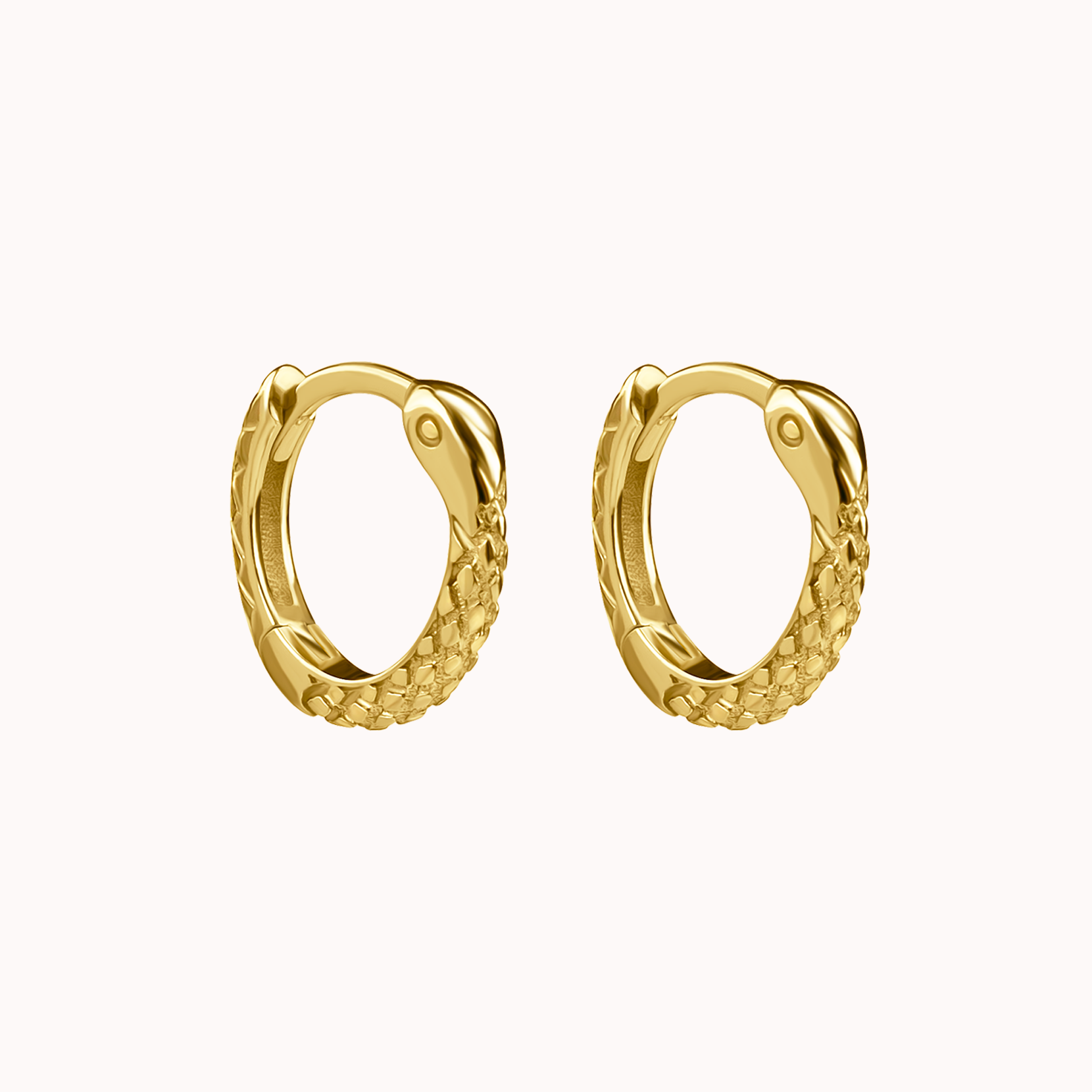 Snakebite Hoop Earrings