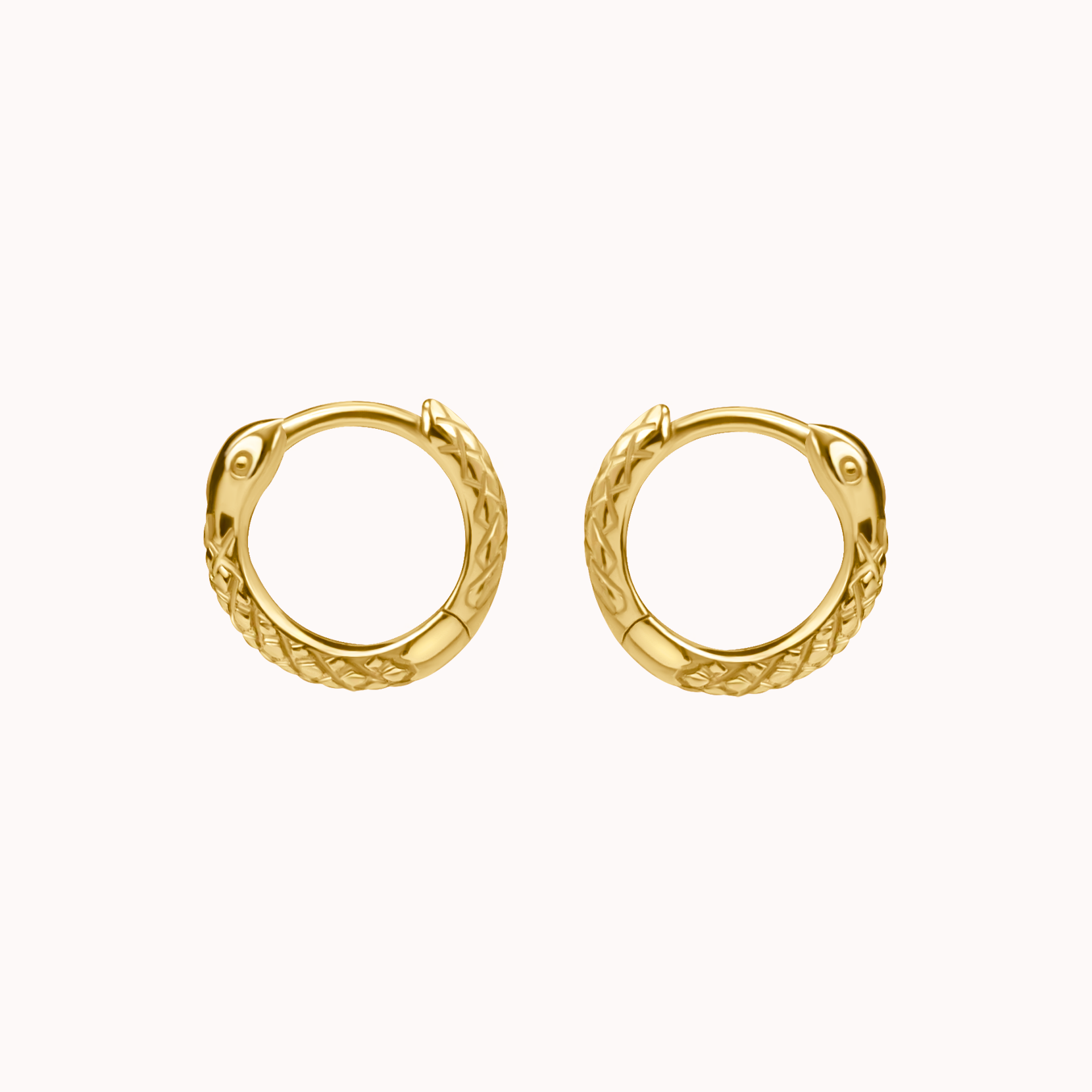 Snakebite Hoop Earrings