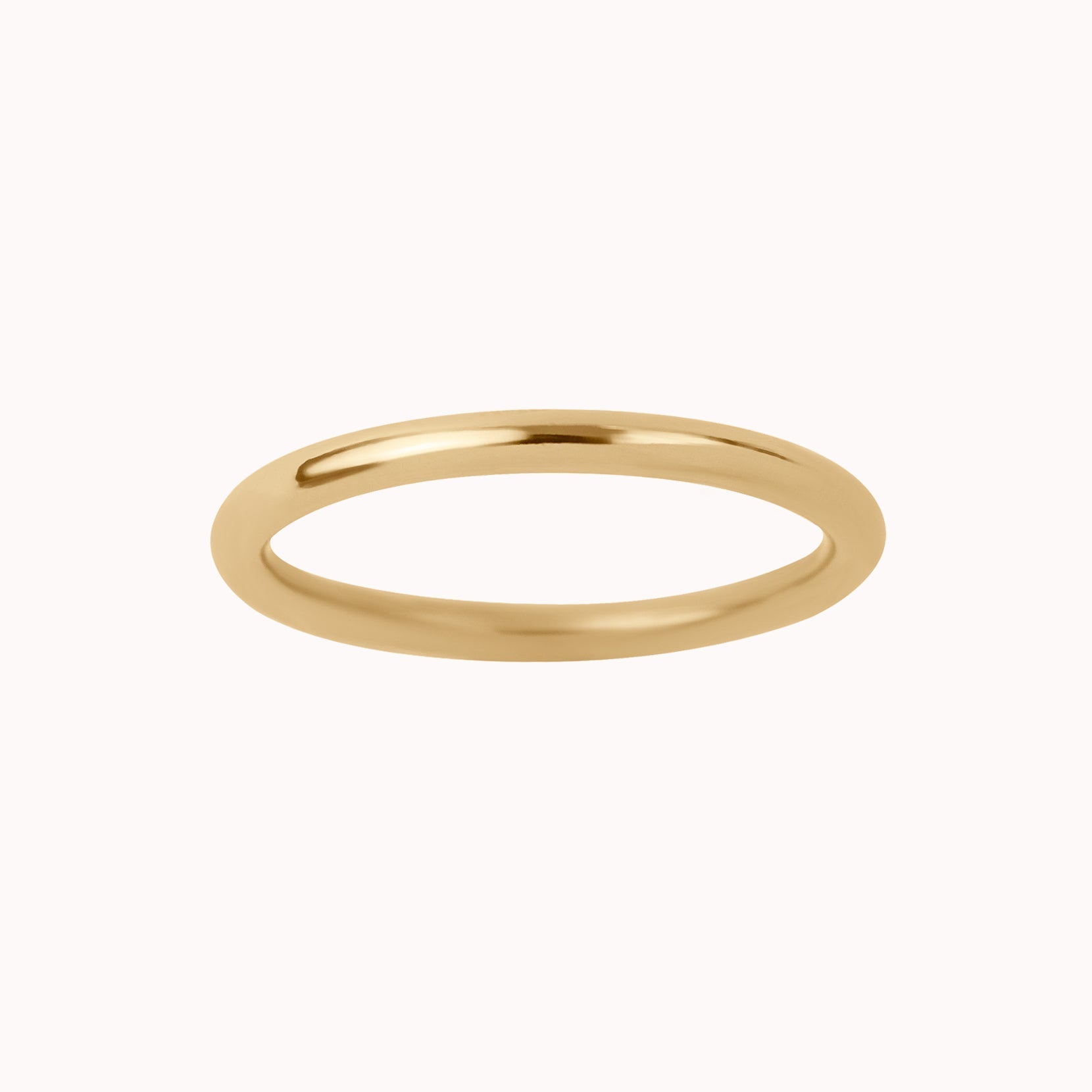 Thick Smooth Stacking Ring