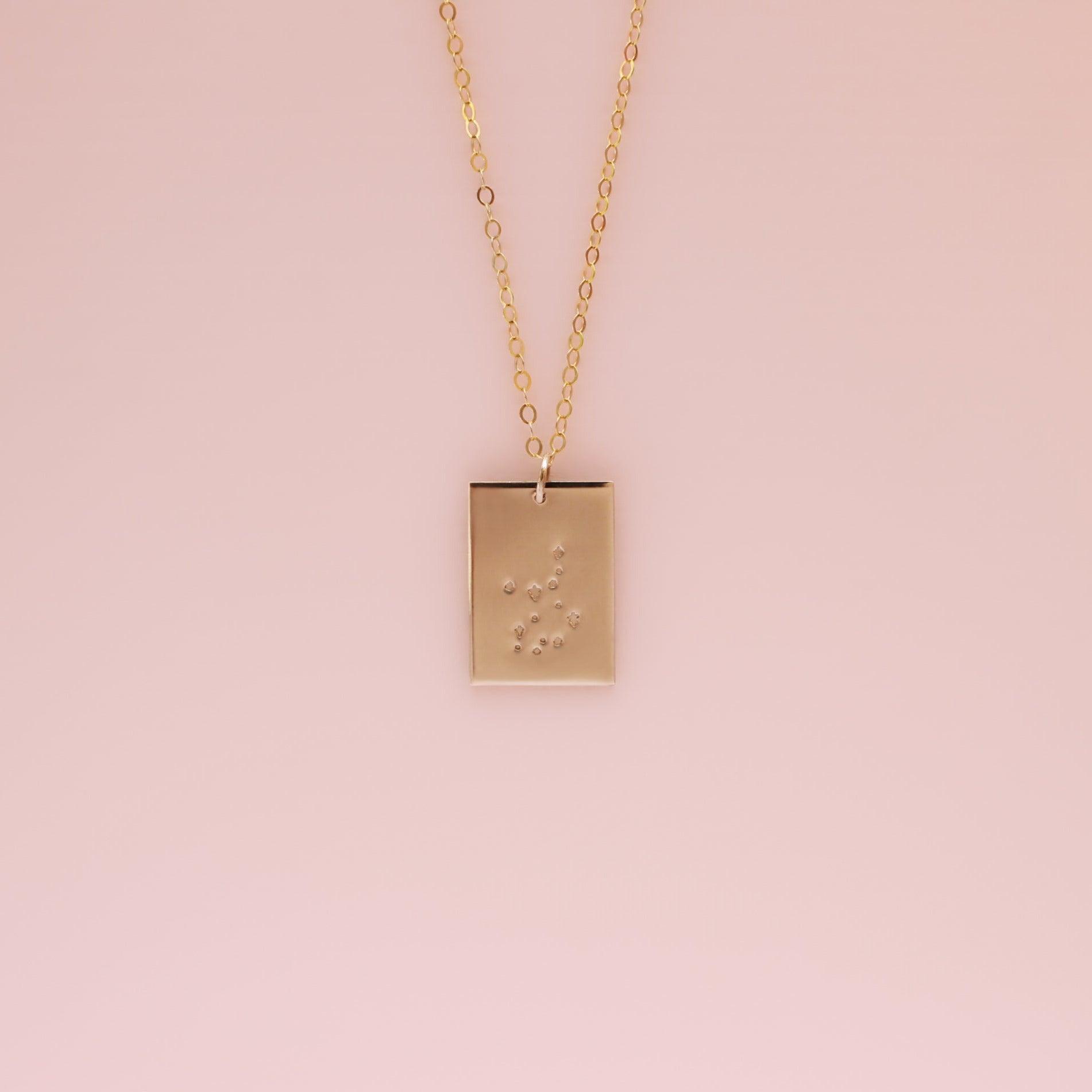 Amelia Zodiac Constellation Necklace - Nolia Jewelry - Meaningful + Sustainably Handcrafted Jewelry