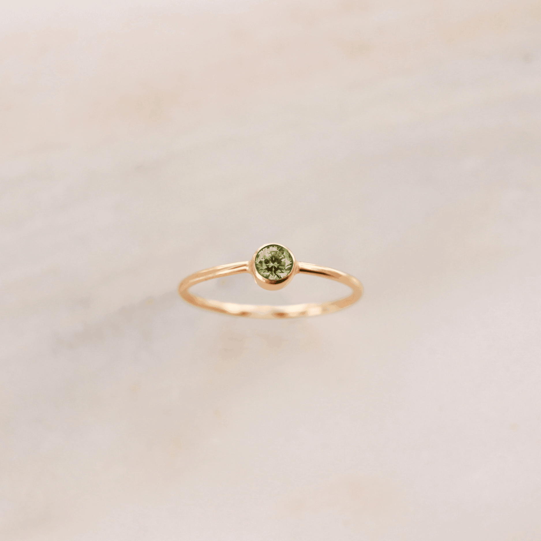 August Birthstone Ring ∙ Peridot - Nolia Jewelry - Meaningful + Sustainably Handcrafted Jewelry