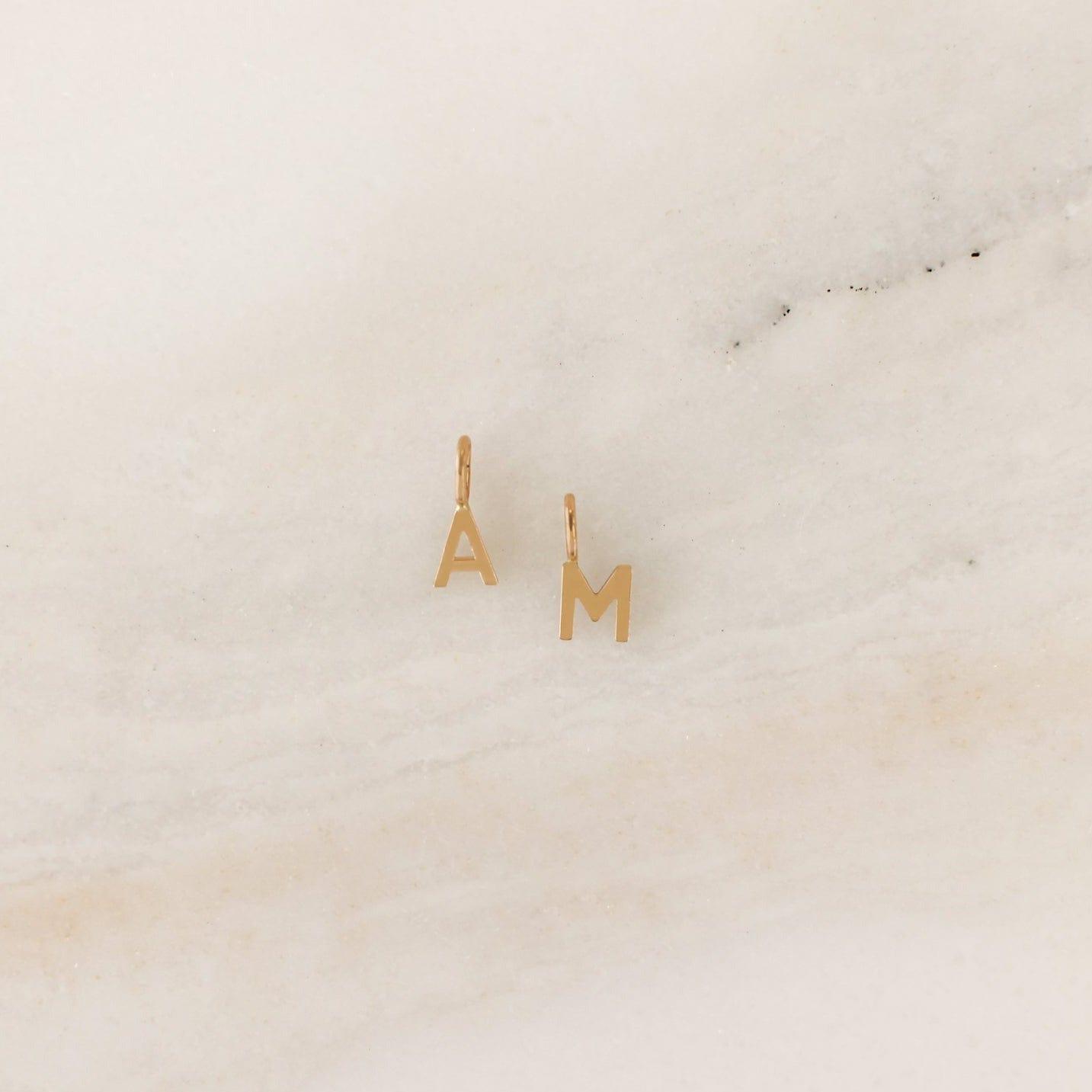 Ava Initial Charm • Add On - Nolia Jewelry - Meaningful + Sustainably Handcrafted Jewelry